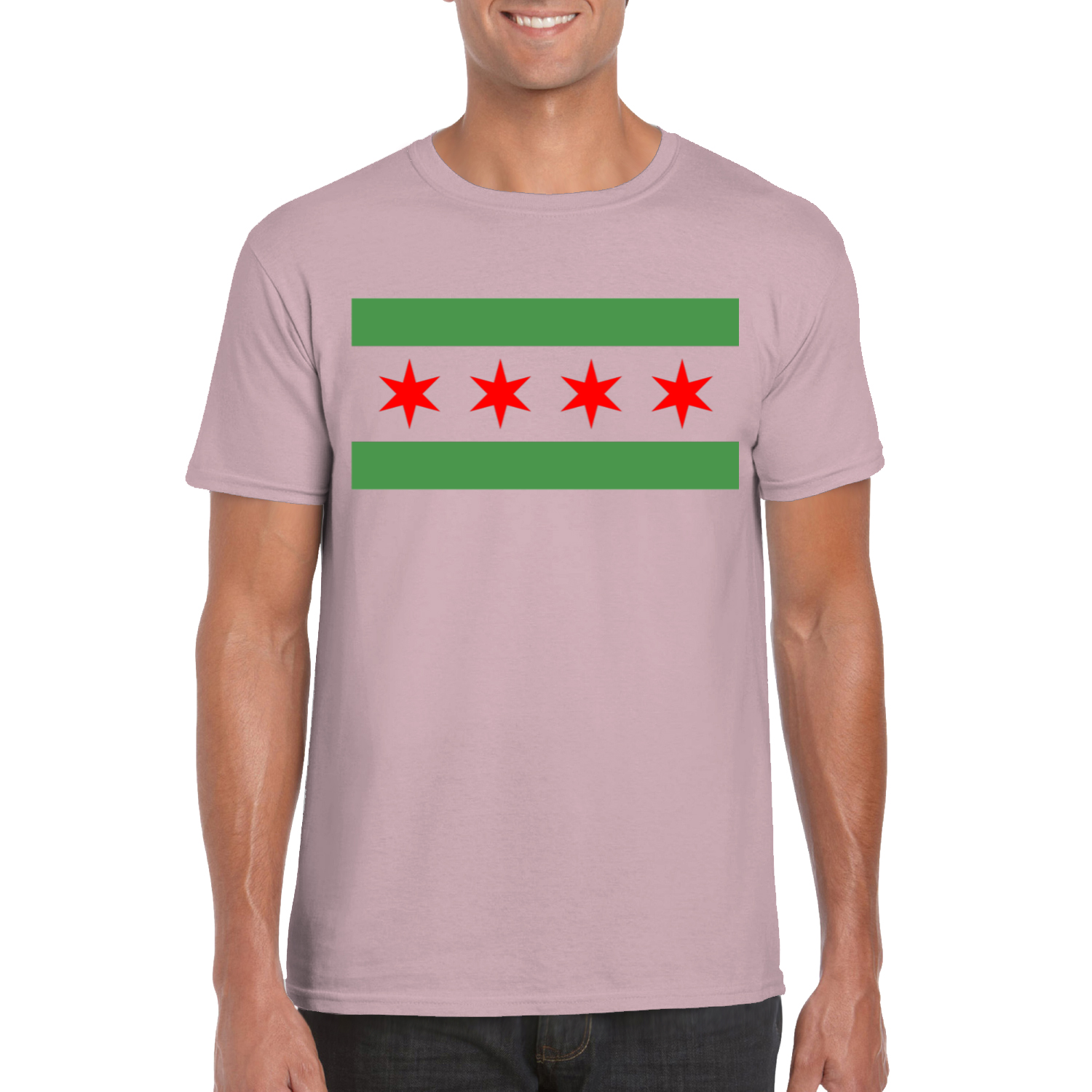 Chicago Flag Green River T-Shirt