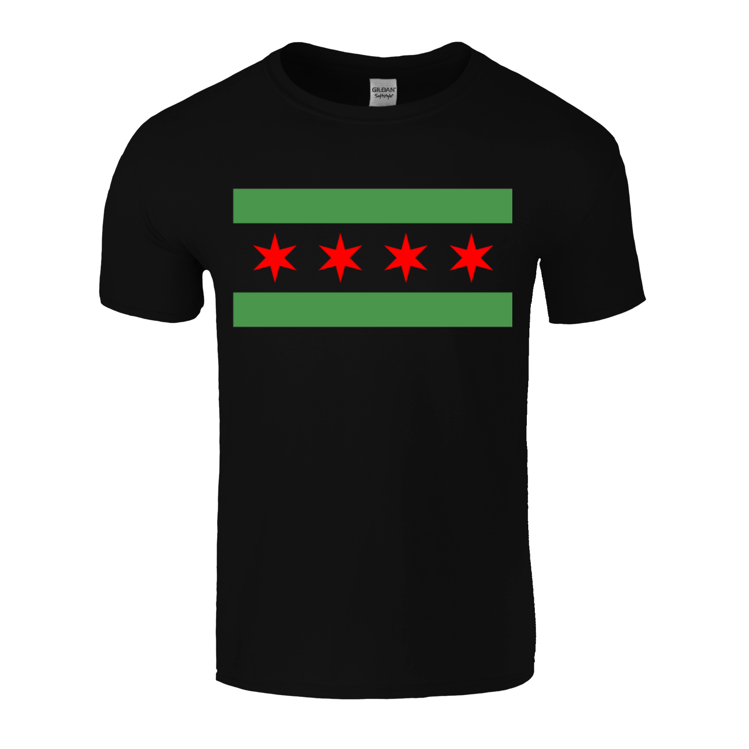Chicago Flag Green River T-Shirt