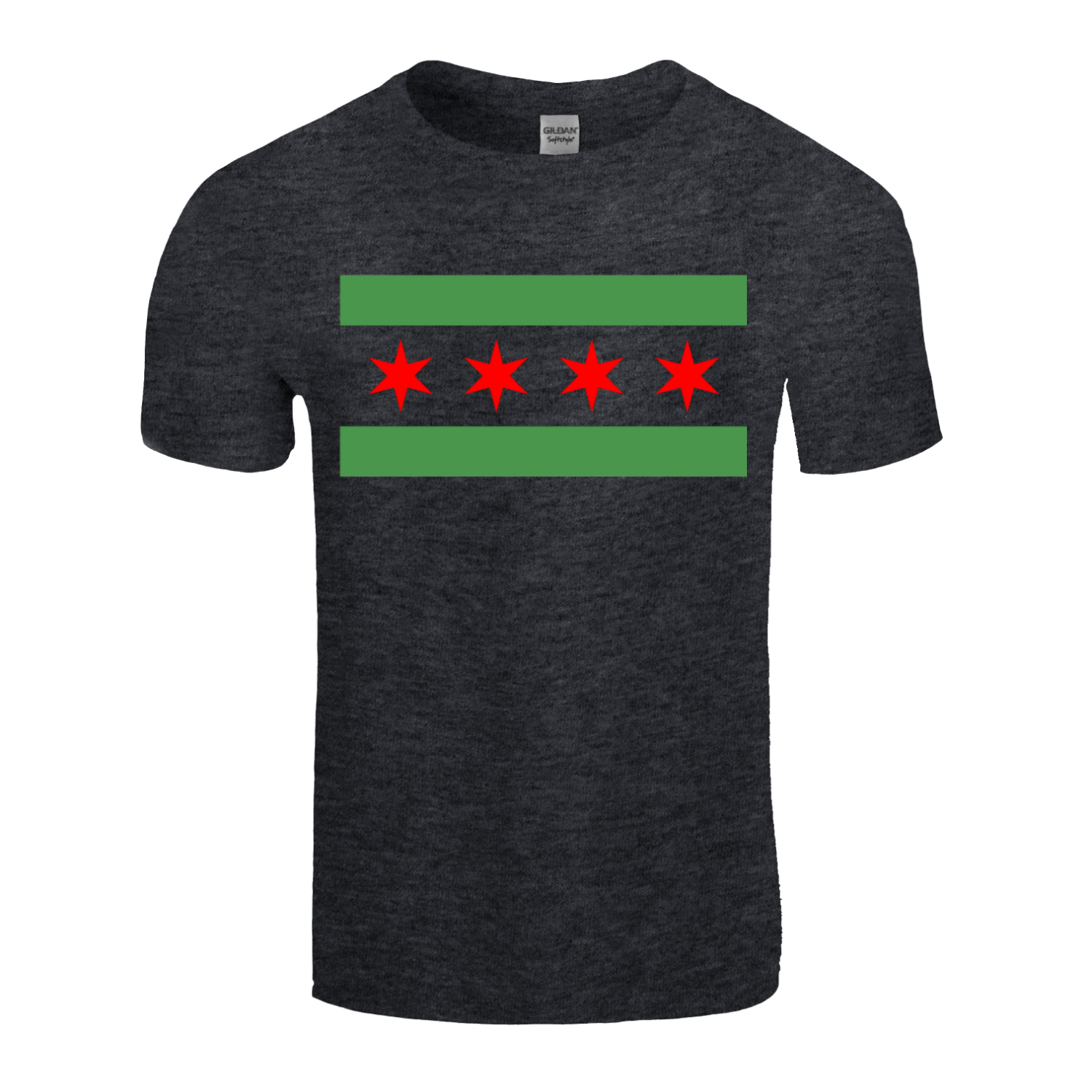 Chicago Flag Green River T-Shirt