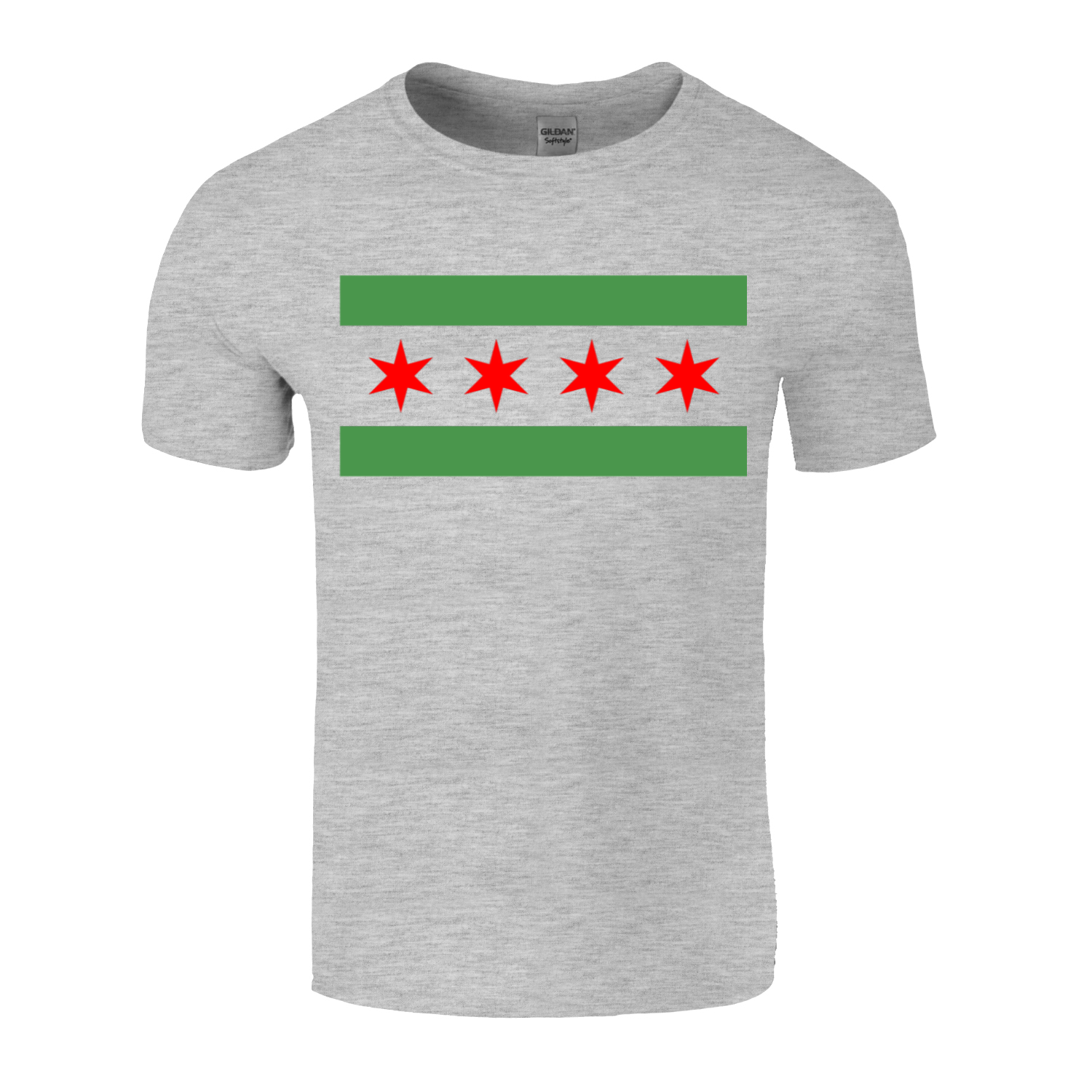 Chicago Flag Green River T-Shirt