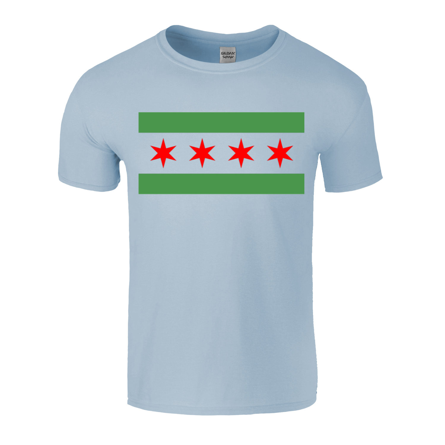 Chicago Flag Green River T-Shirt