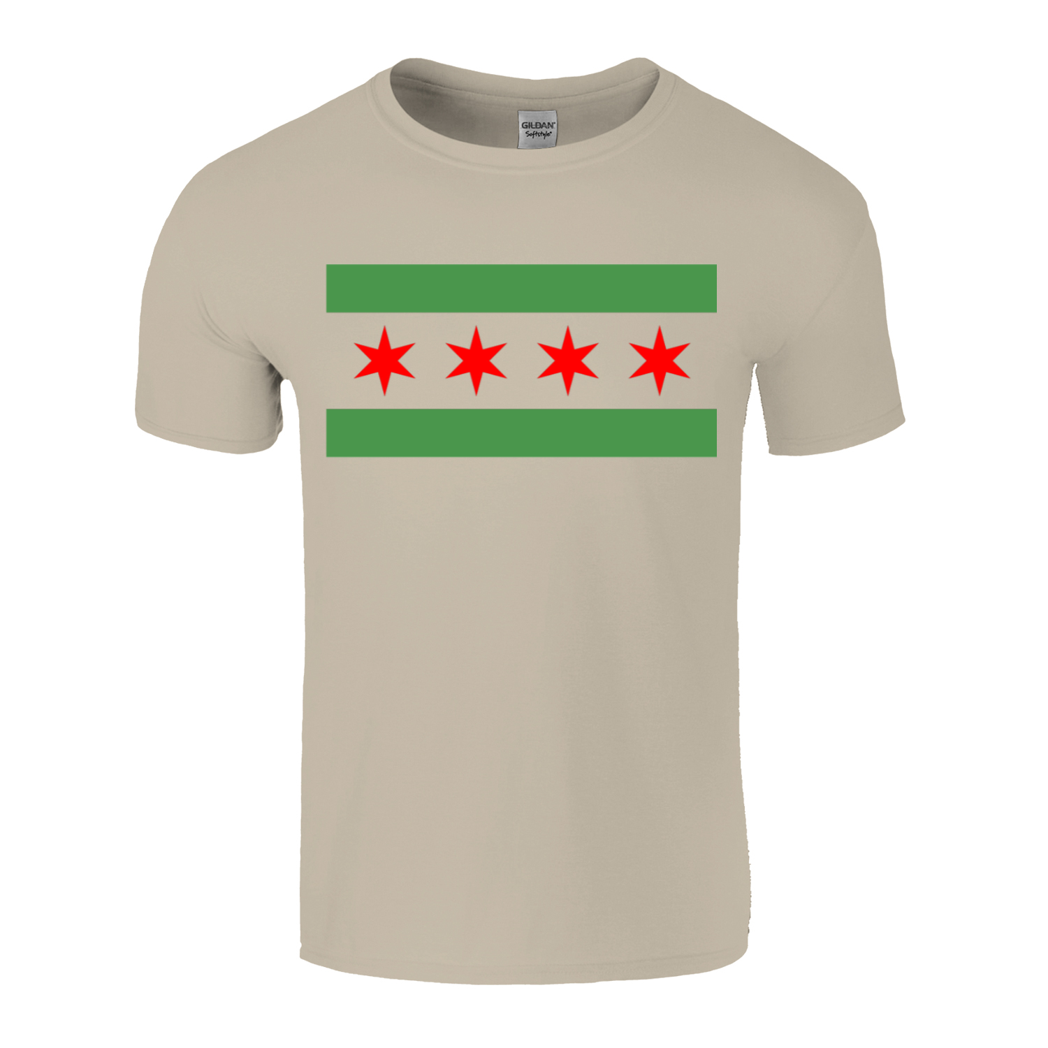 Chicago Flag Green River T-Shirt