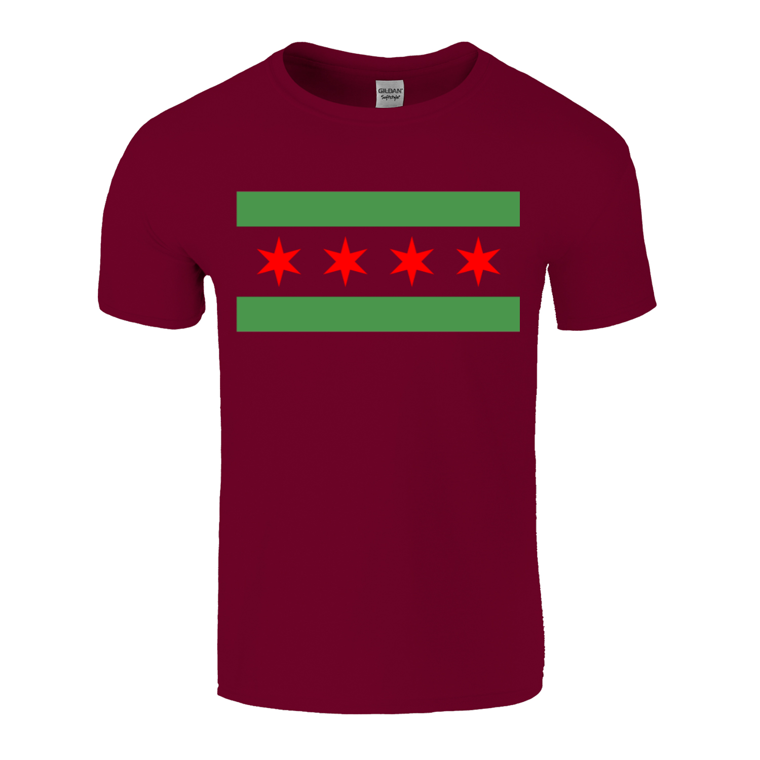 Chicago Flag Green River T-Shirt