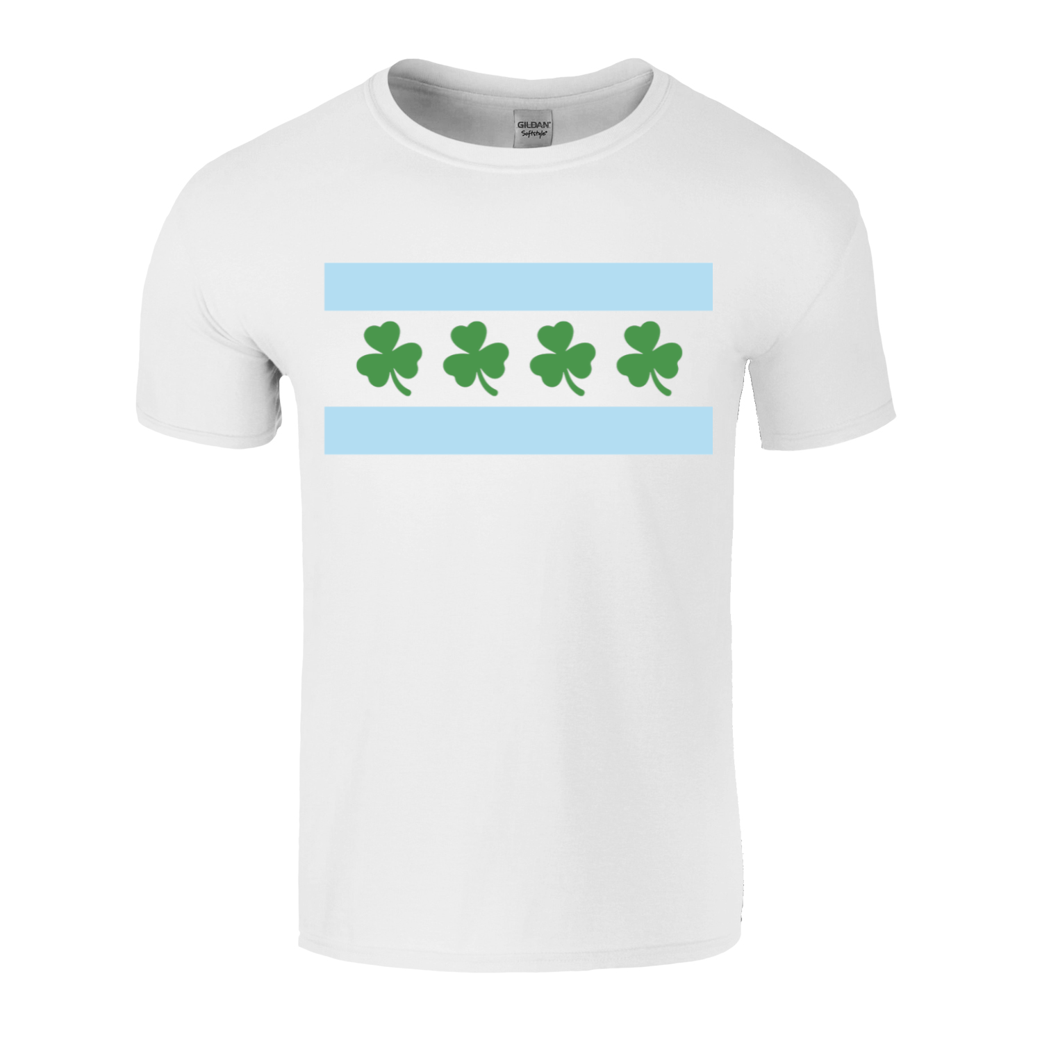 Chicago Flag Shamrock T-Shirt