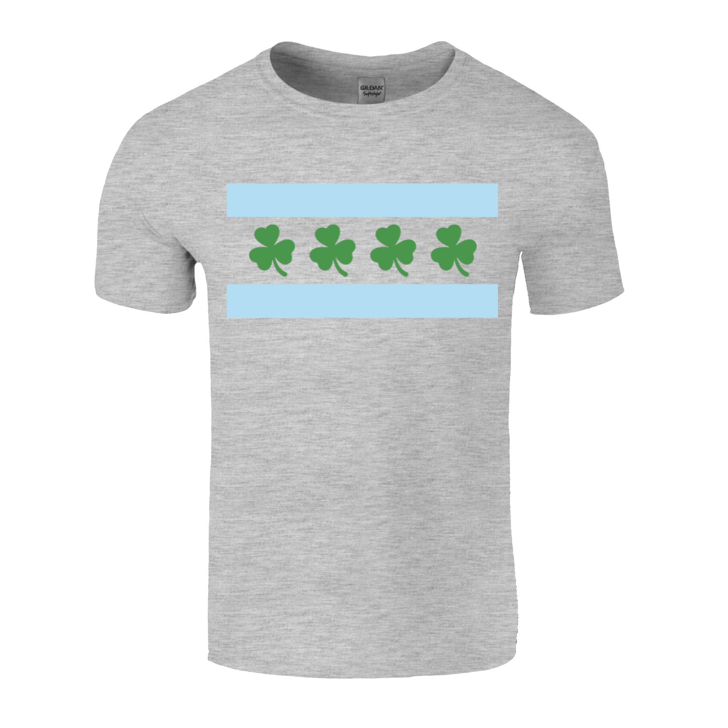 Chicago Flag Shamrock T-Shirt