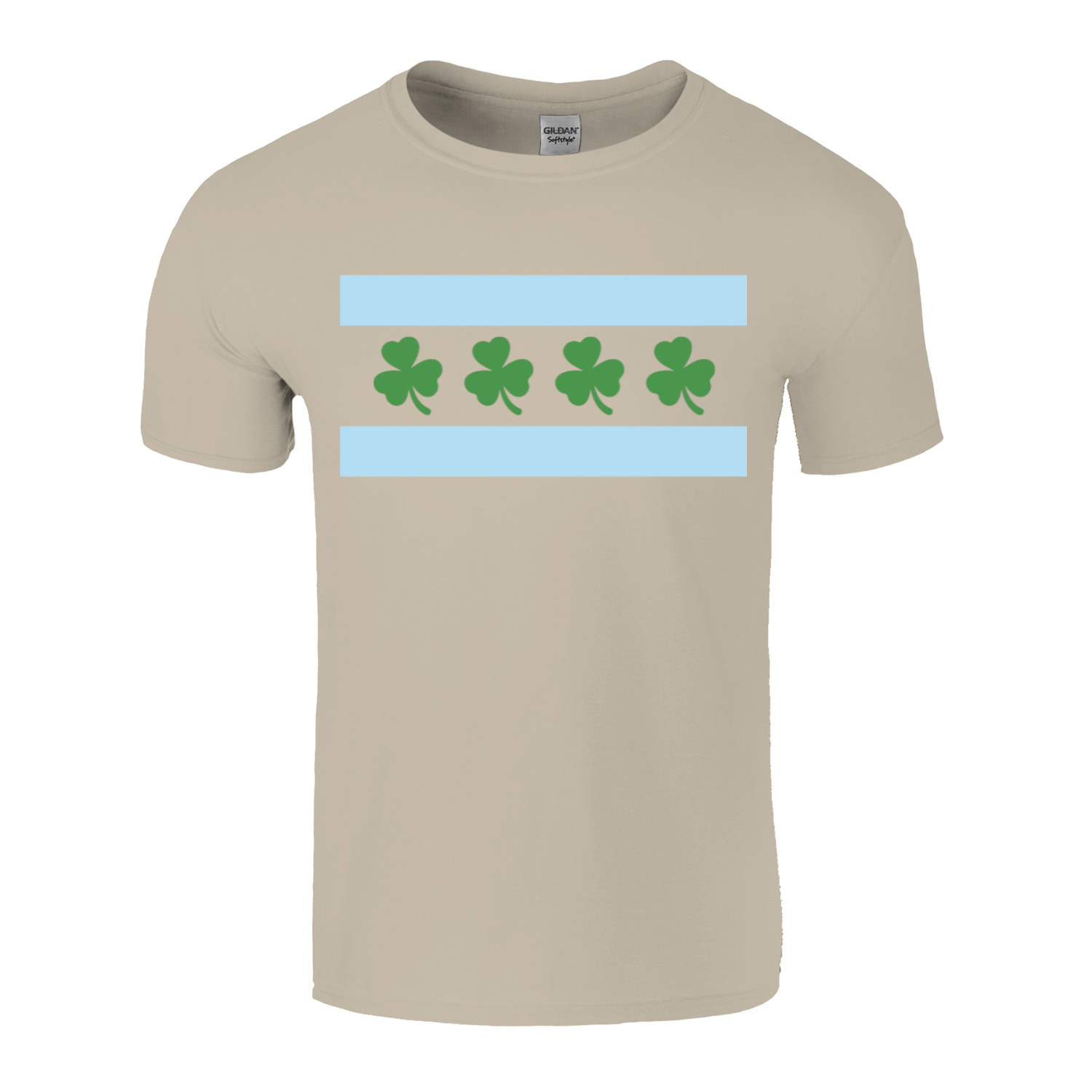 Chicago Flag Shamrock T-Shirt