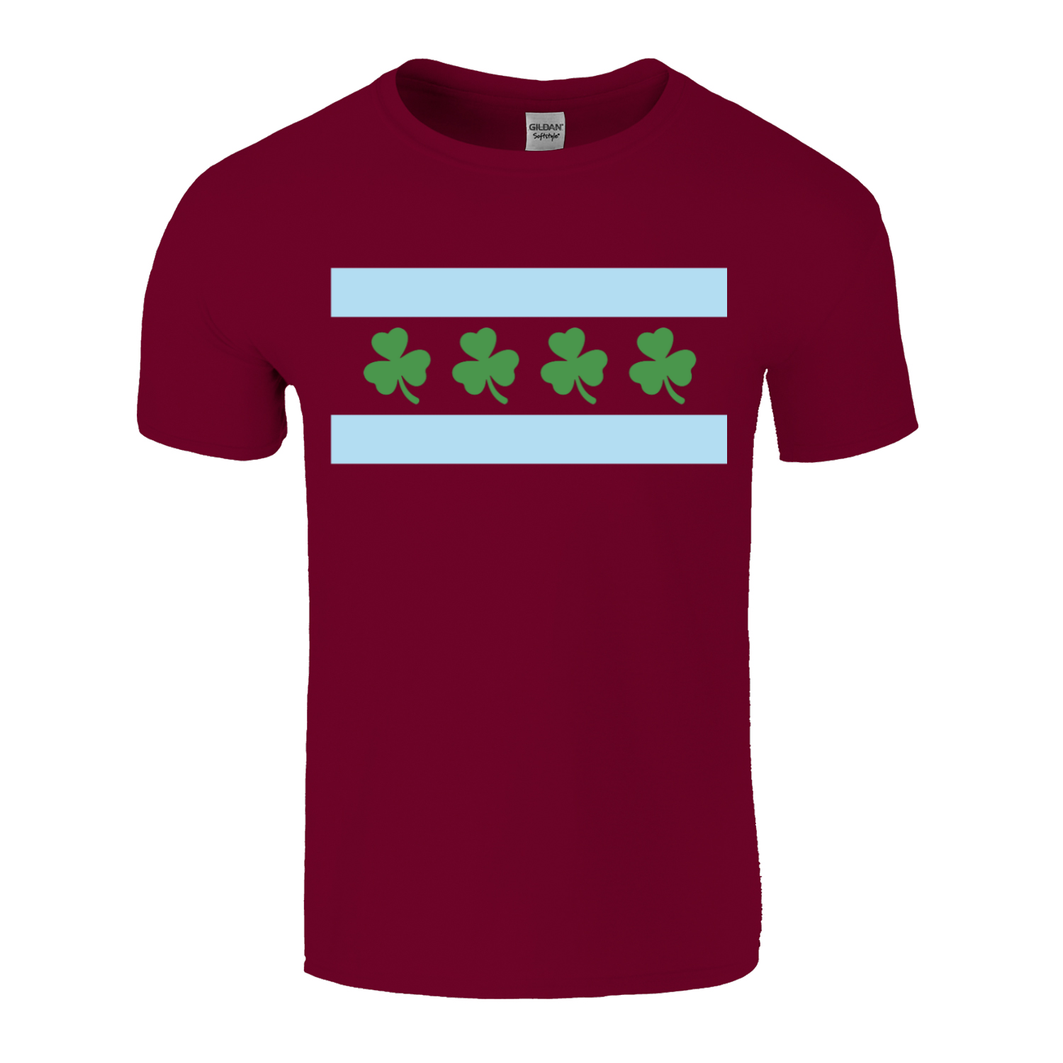 Chicago Flag Shamrock T-Shirt