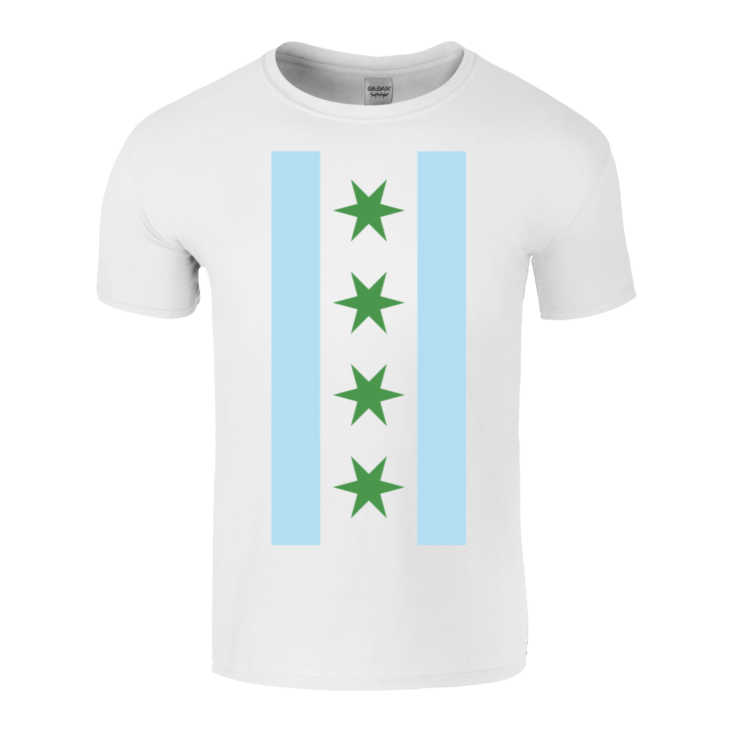 Chicago Flag St Patty’s Vertical T-Shirt