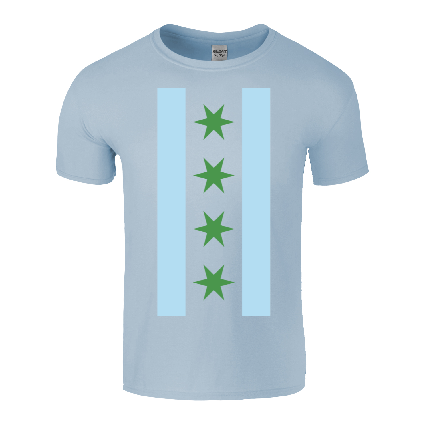 Chicago Flag St Patty’s Vertical T-Shirt