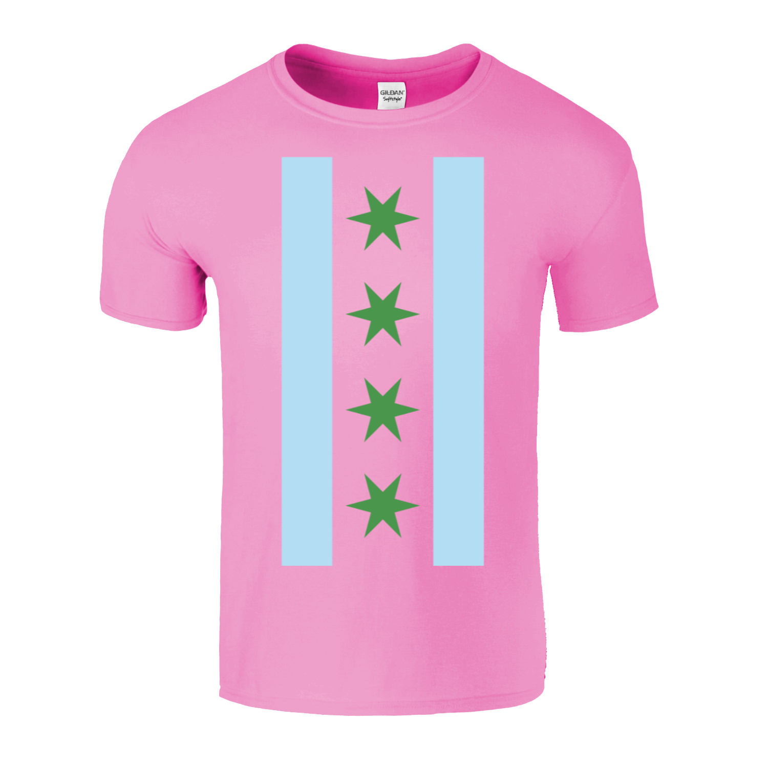 Chicago Flag St Patty’s Vertical T-Shirt