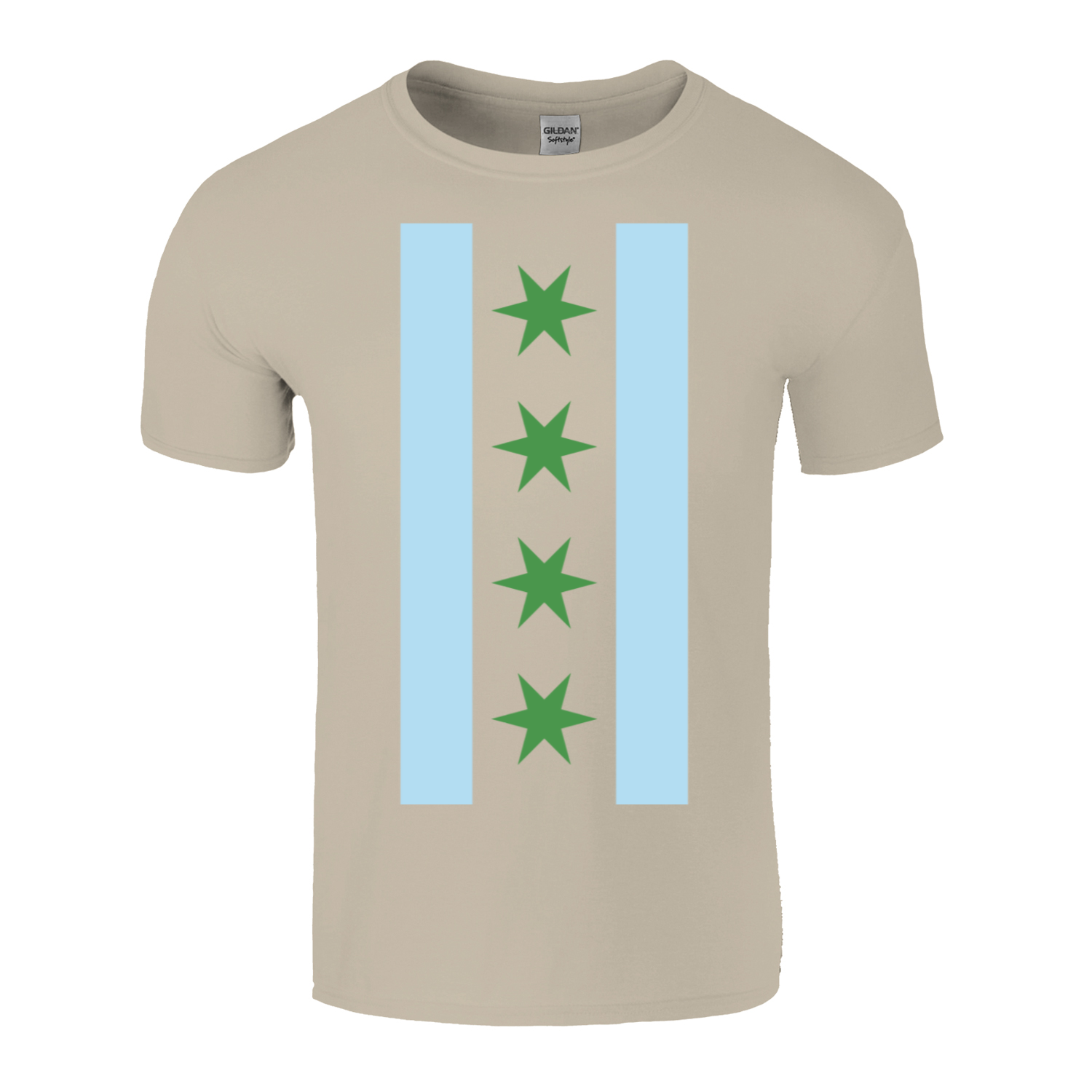 Chicago Flag St Patty’s Vertical T-Shirt