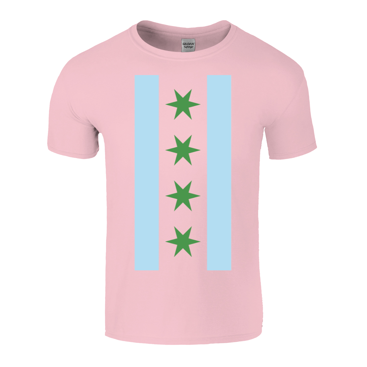 Chicago Flag St Patty’s Vertical T-Shirt