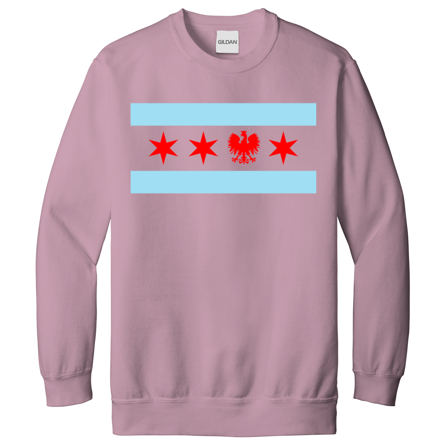 Chicago Flag Single Polish Eagle Sweatshirt