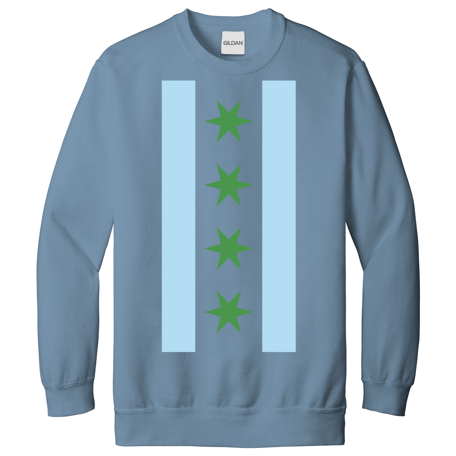 Chicago Flag St Patty’s Vertical Sweatshirt
