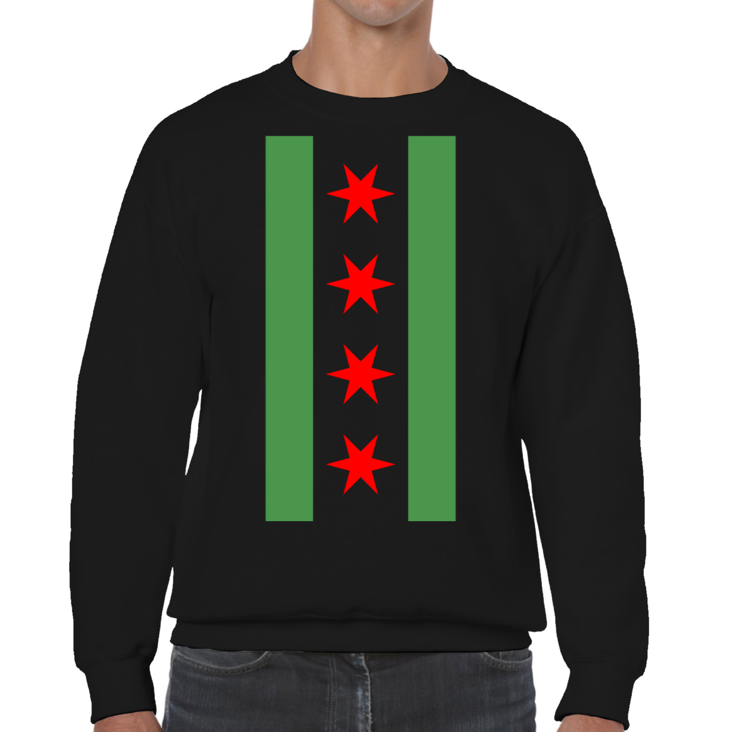 Chicago Flag Green River Sweatshirt
