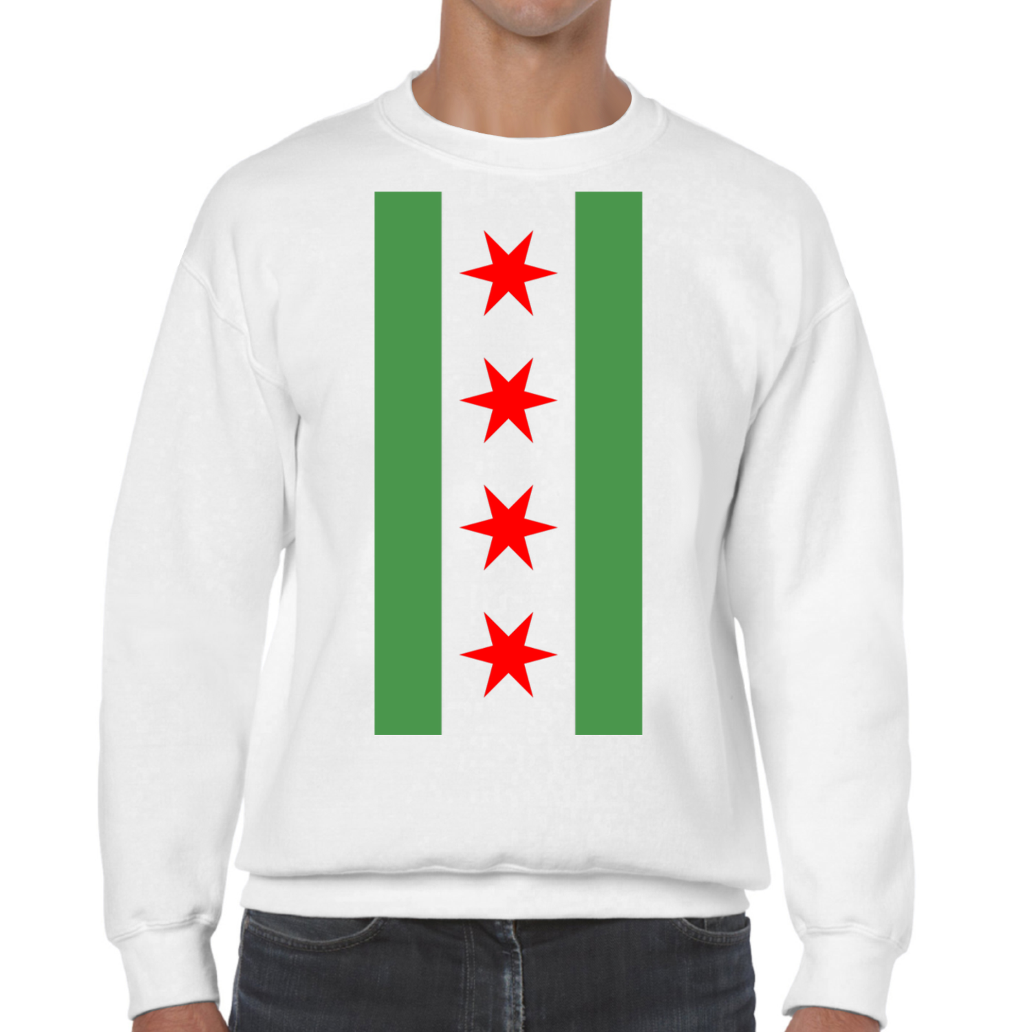 Chicago Flag Green River Sweatshirt