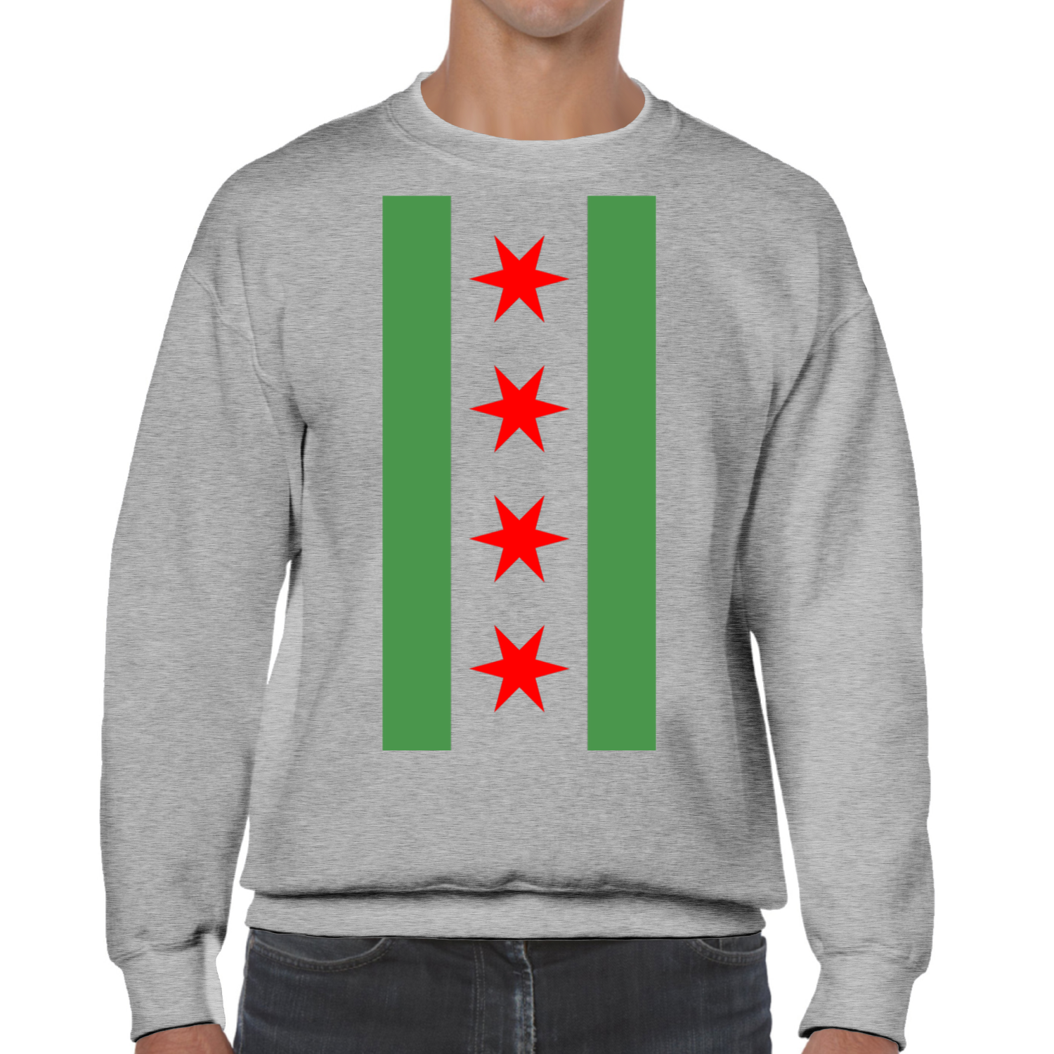 Chicago Flag Green River Sweatshirt
