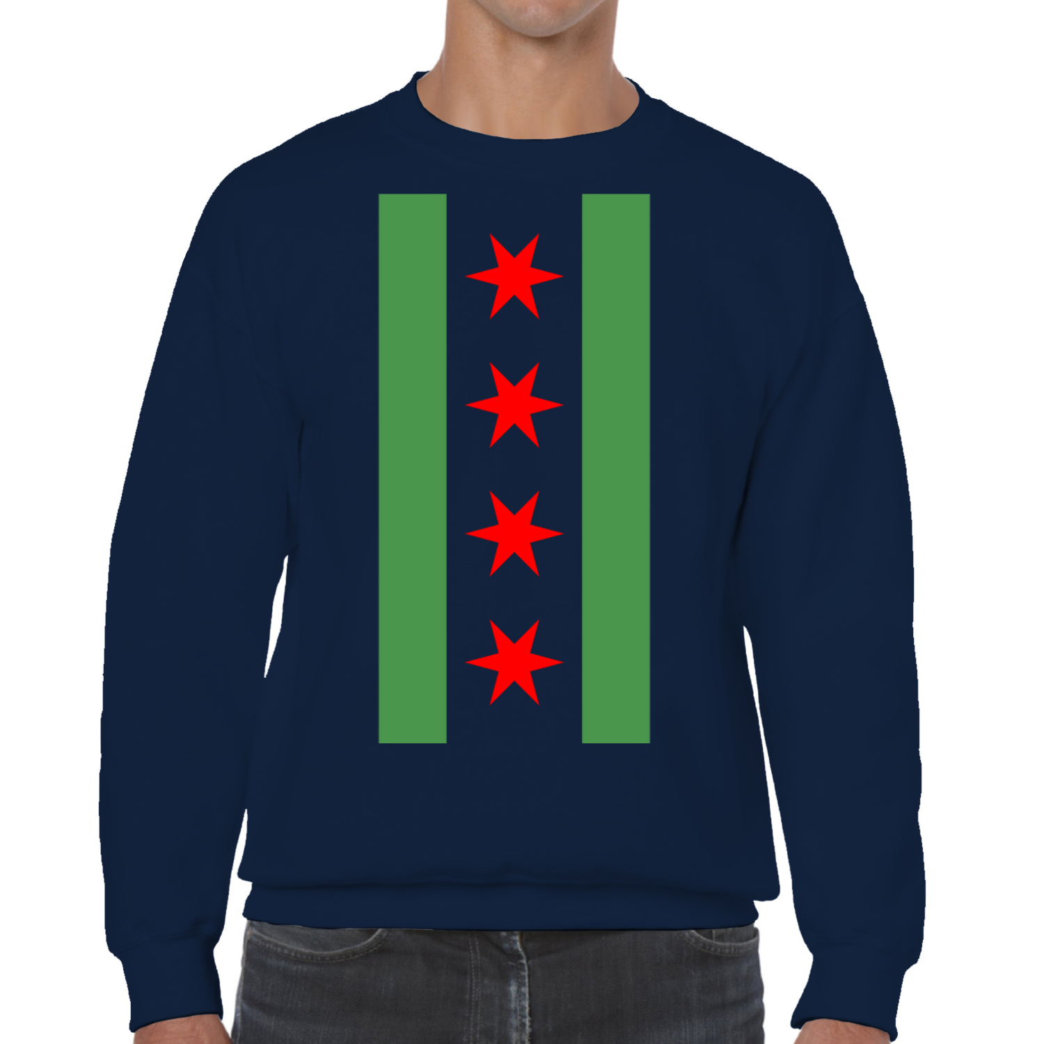 Chicago Flag Green River Sweatshirt