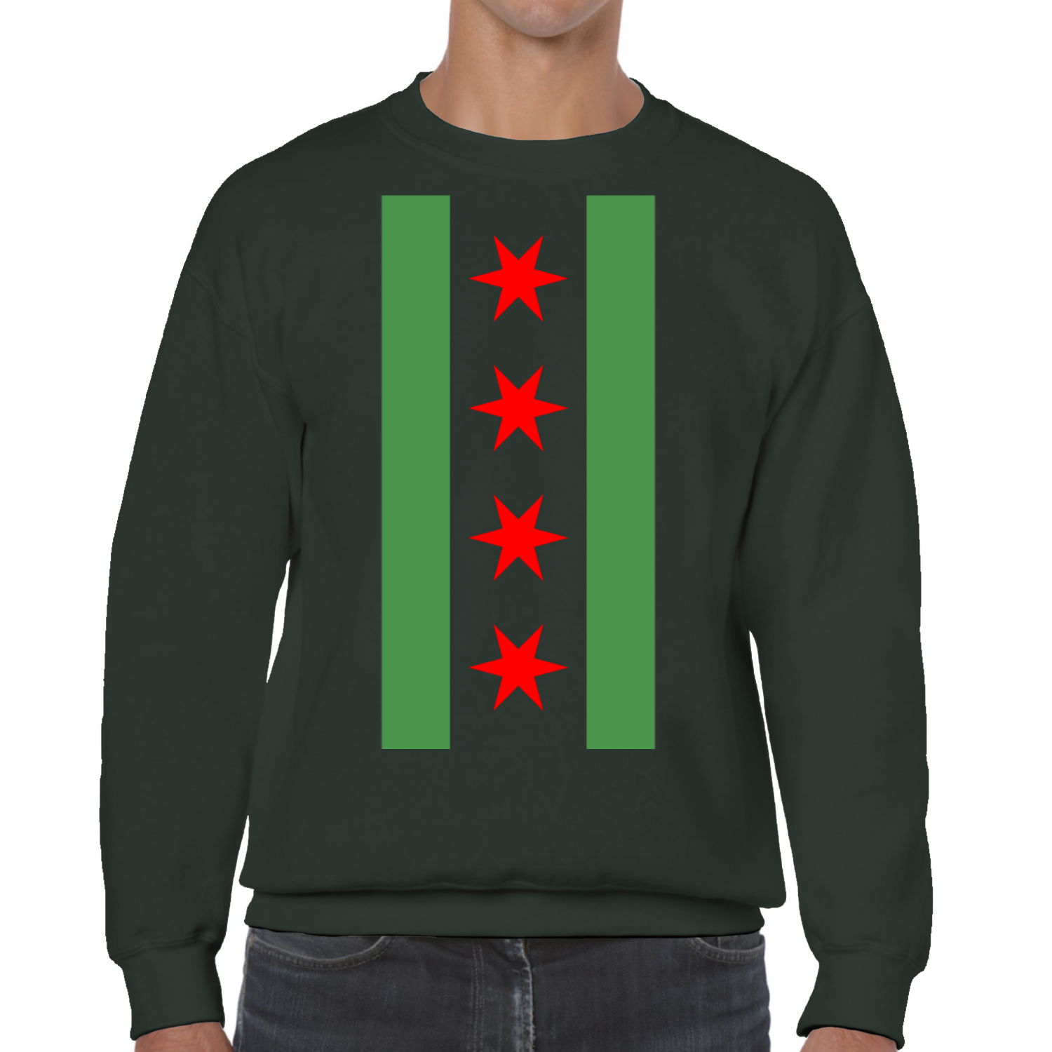 Chicago Flag Green River Sweatshirt
