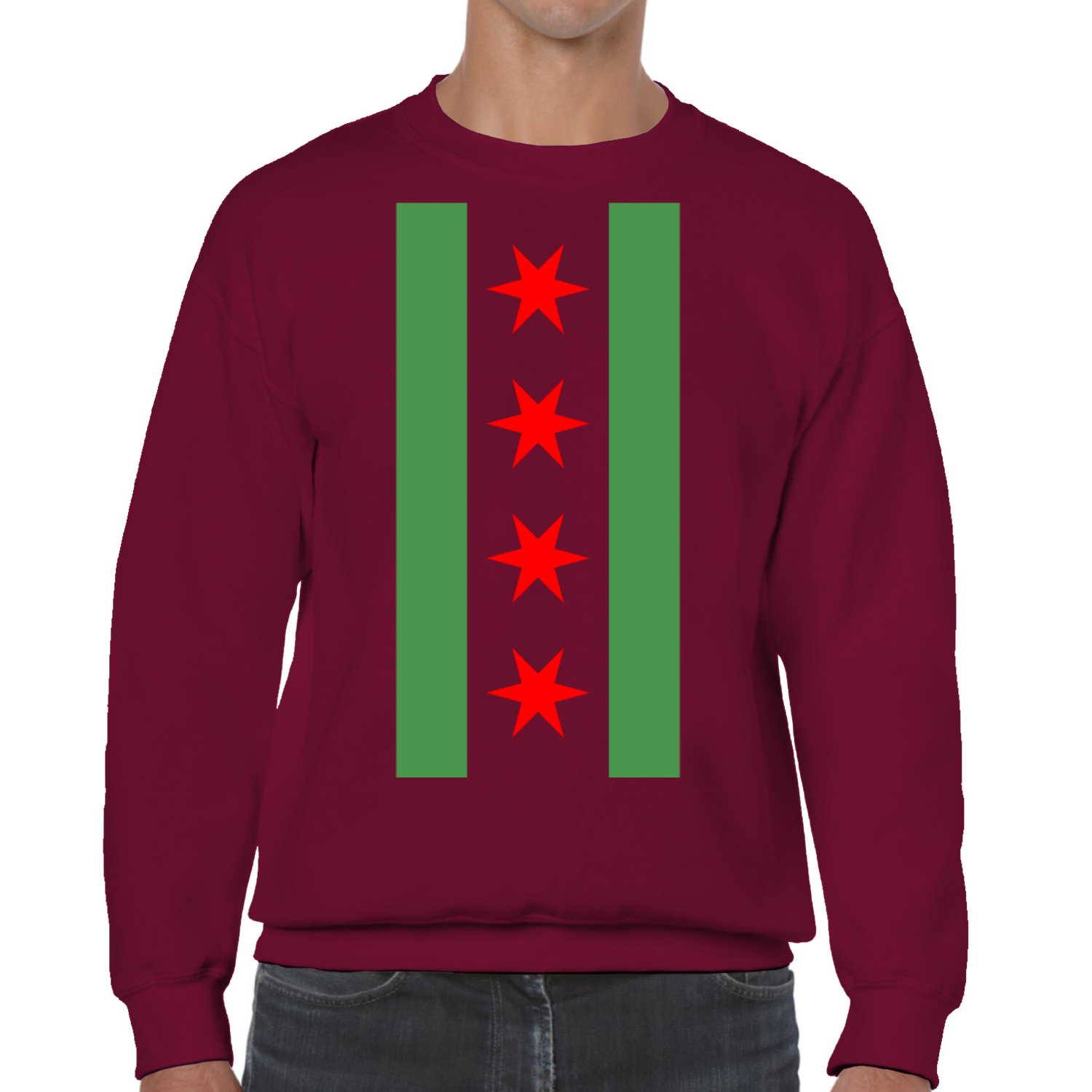 Chicago Flag Green River Sweatshirt