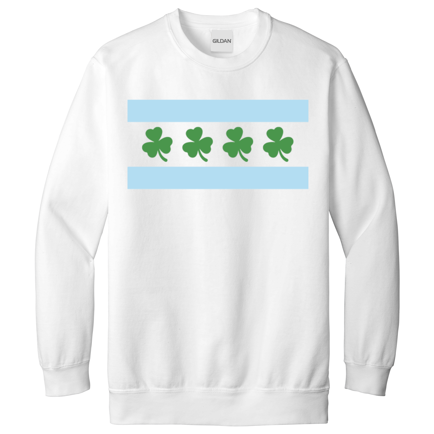 Chicago Flag Shamrock Sweatshirt