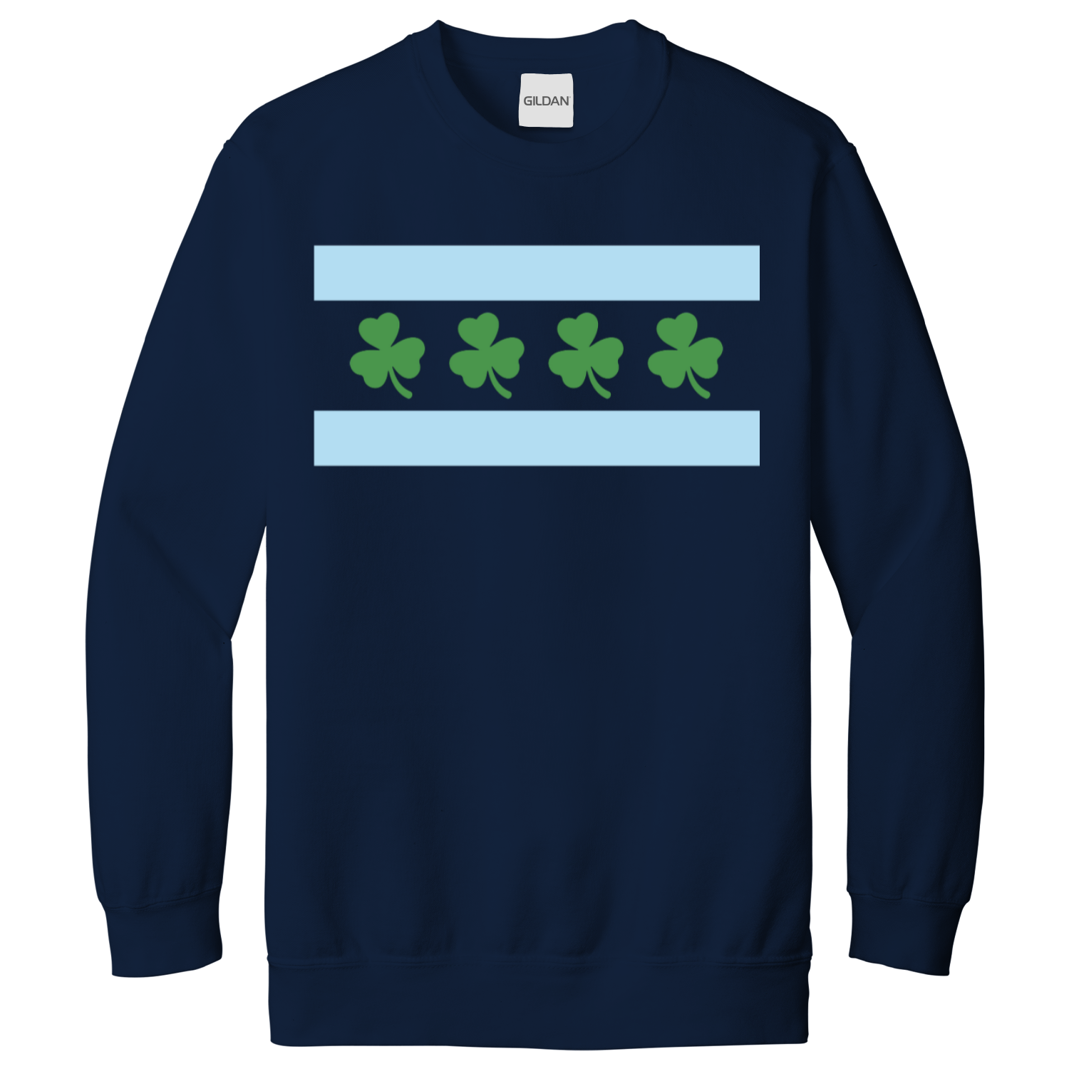 Chicago Flag Shamrock Sweatshirt