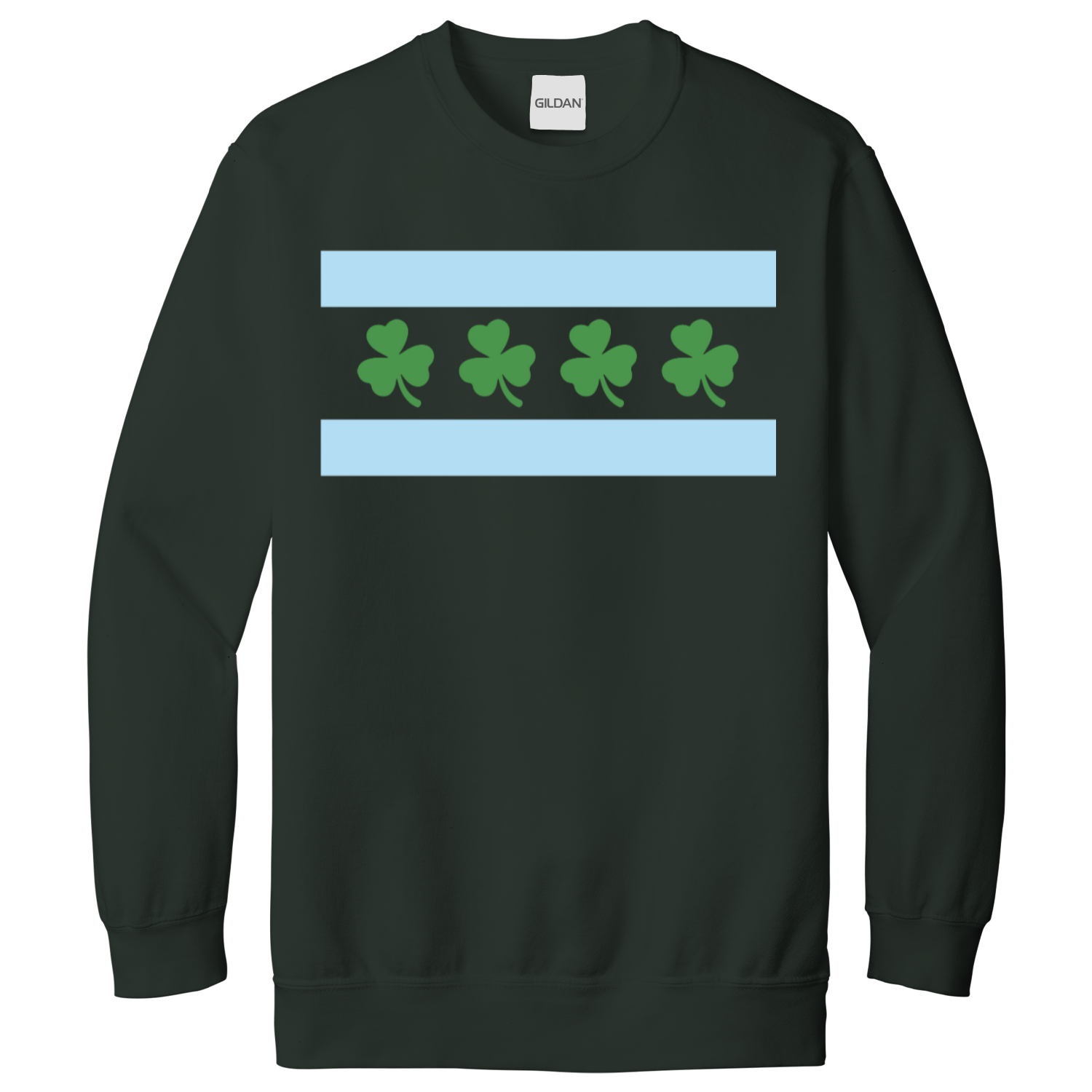 Chicago Flag Shamrock Sweatshirt