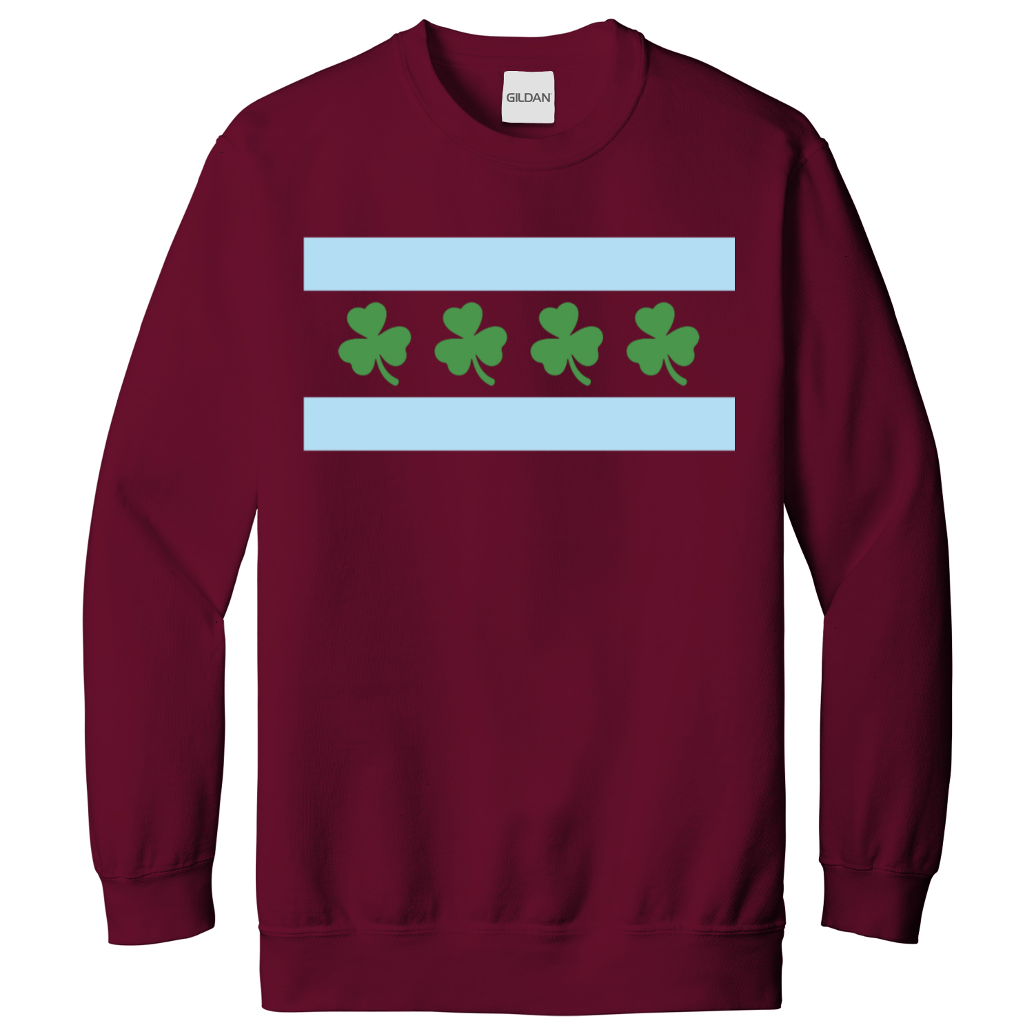 Chicago Flag Shamrock Sweatshirt