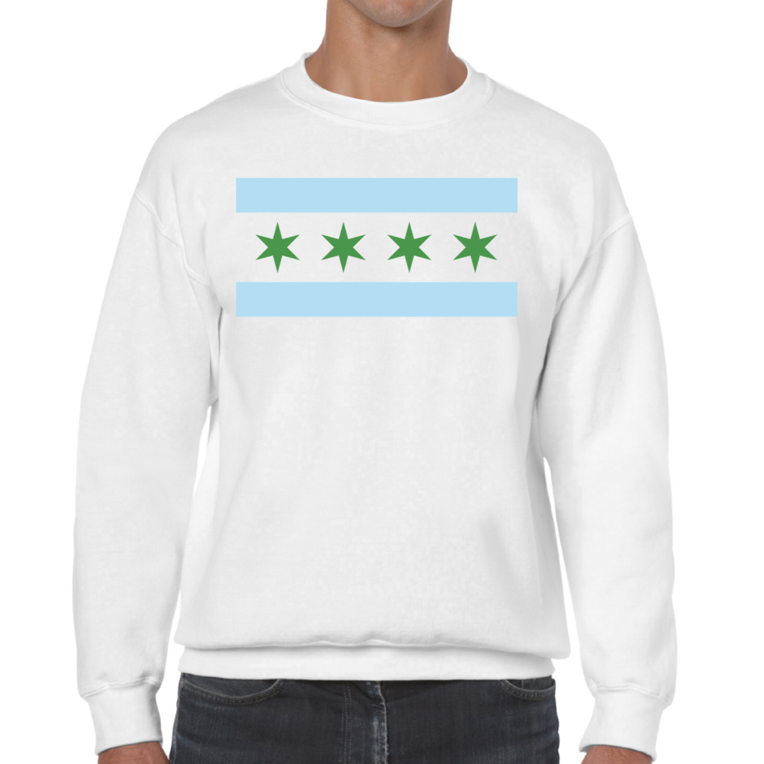 Chicago Flag St. Patty's Sweatshirt