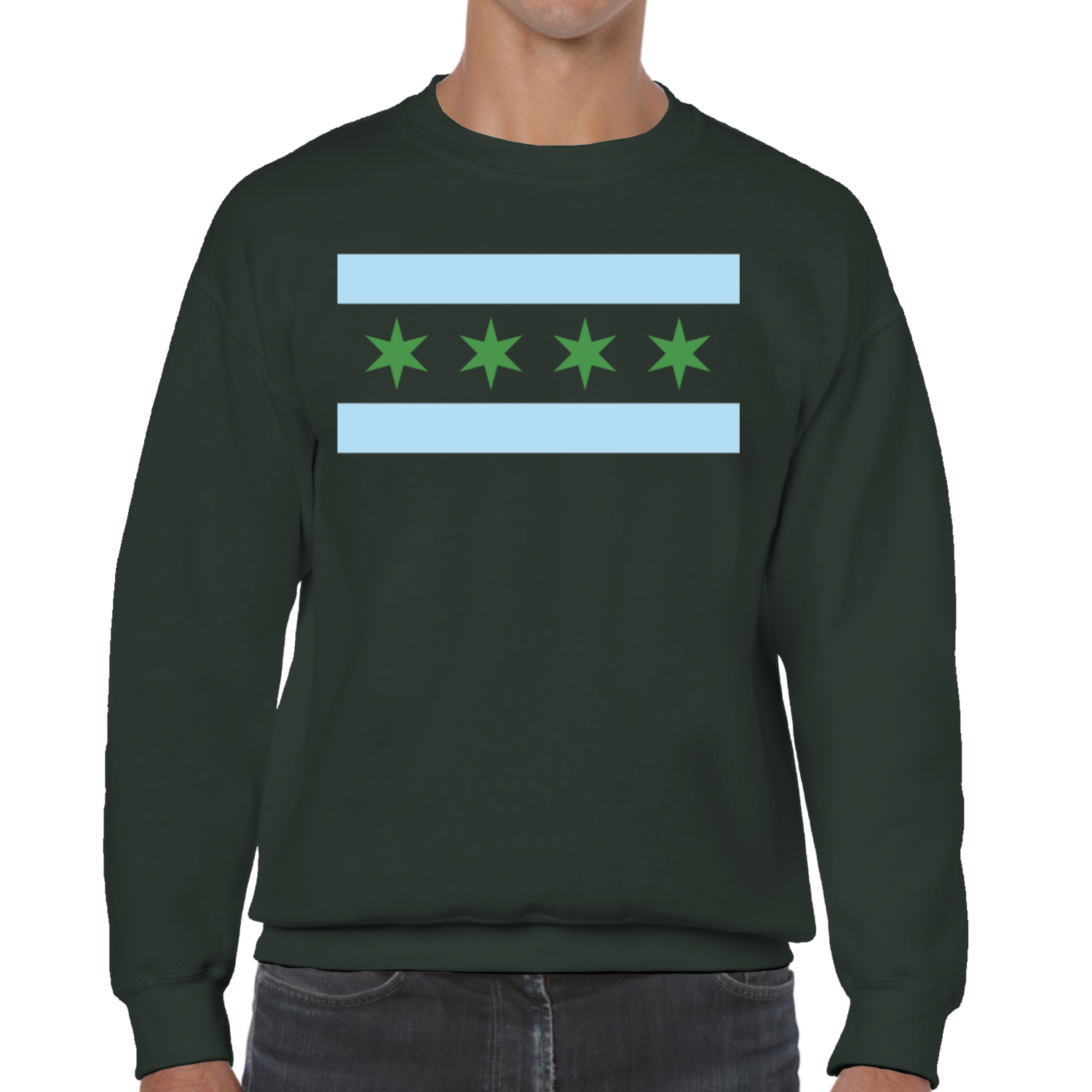 Chicago Flag St. Patty's Sweatshirt