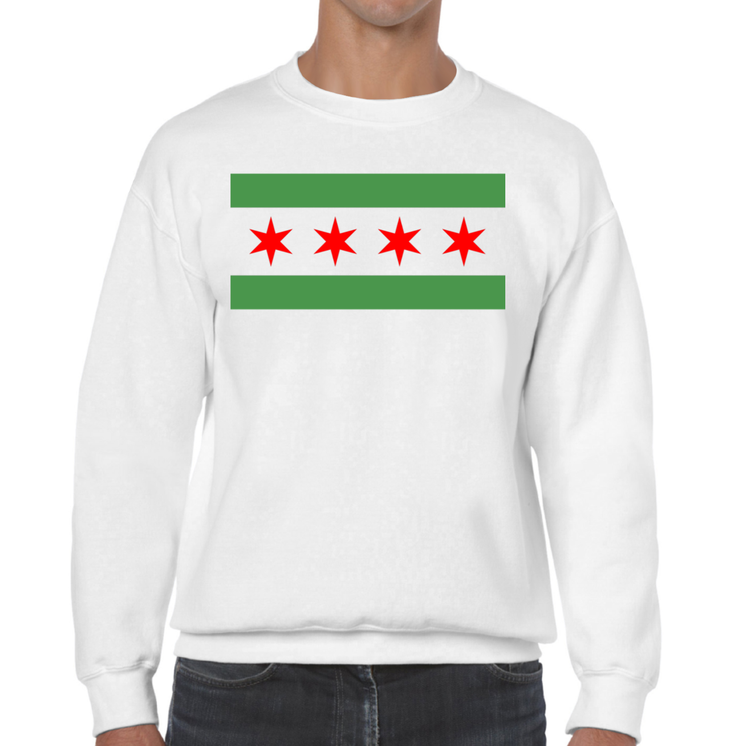 Chicago Flag Green River Sweatshirt