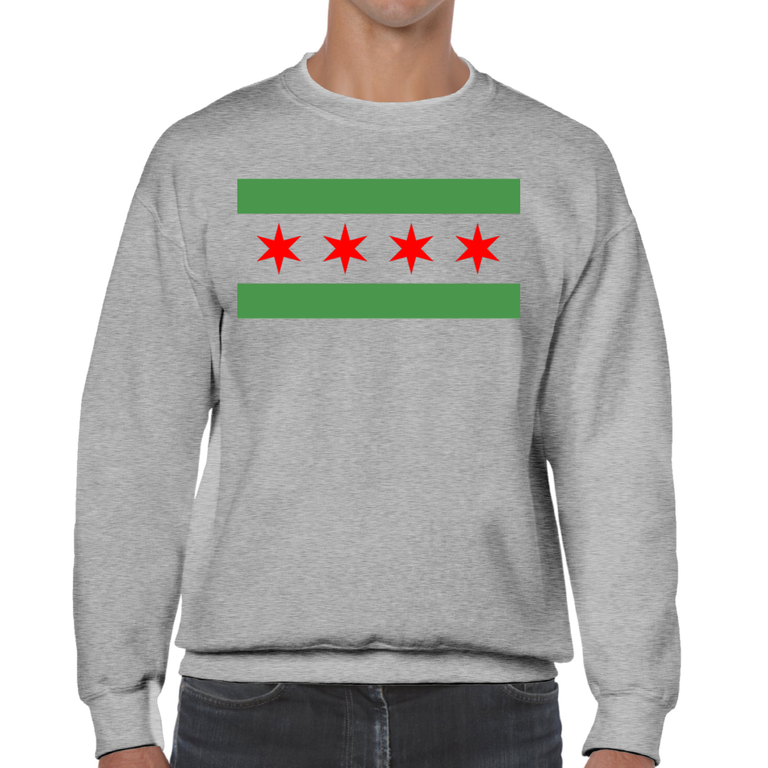 Chicago Flag Green River Sweatshirt