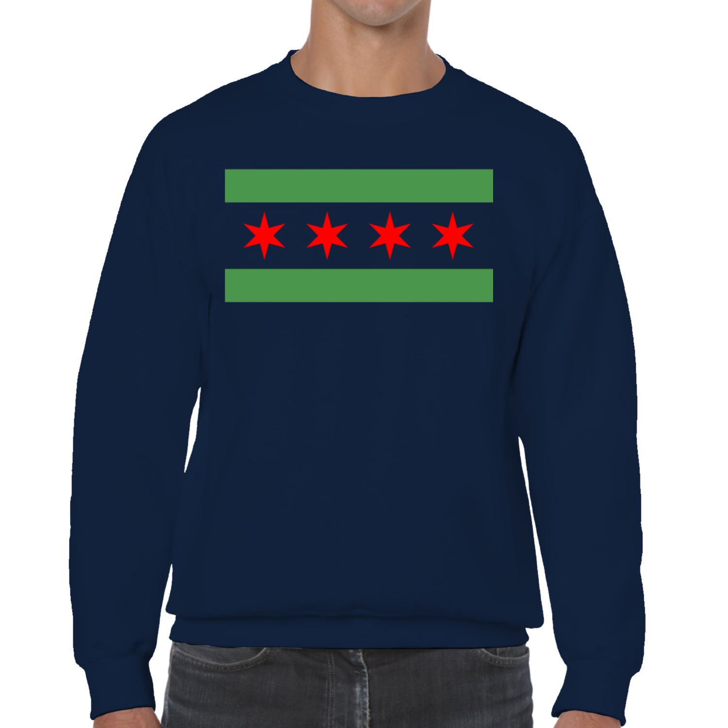 Chicago Flag Green River Sweatshirt