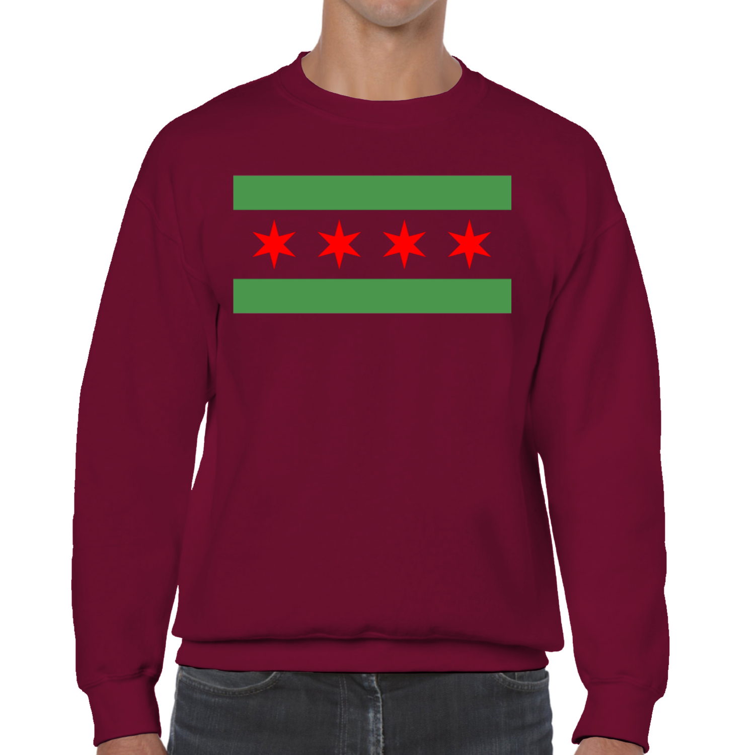 Chicago Flag Green River Sweatshirt