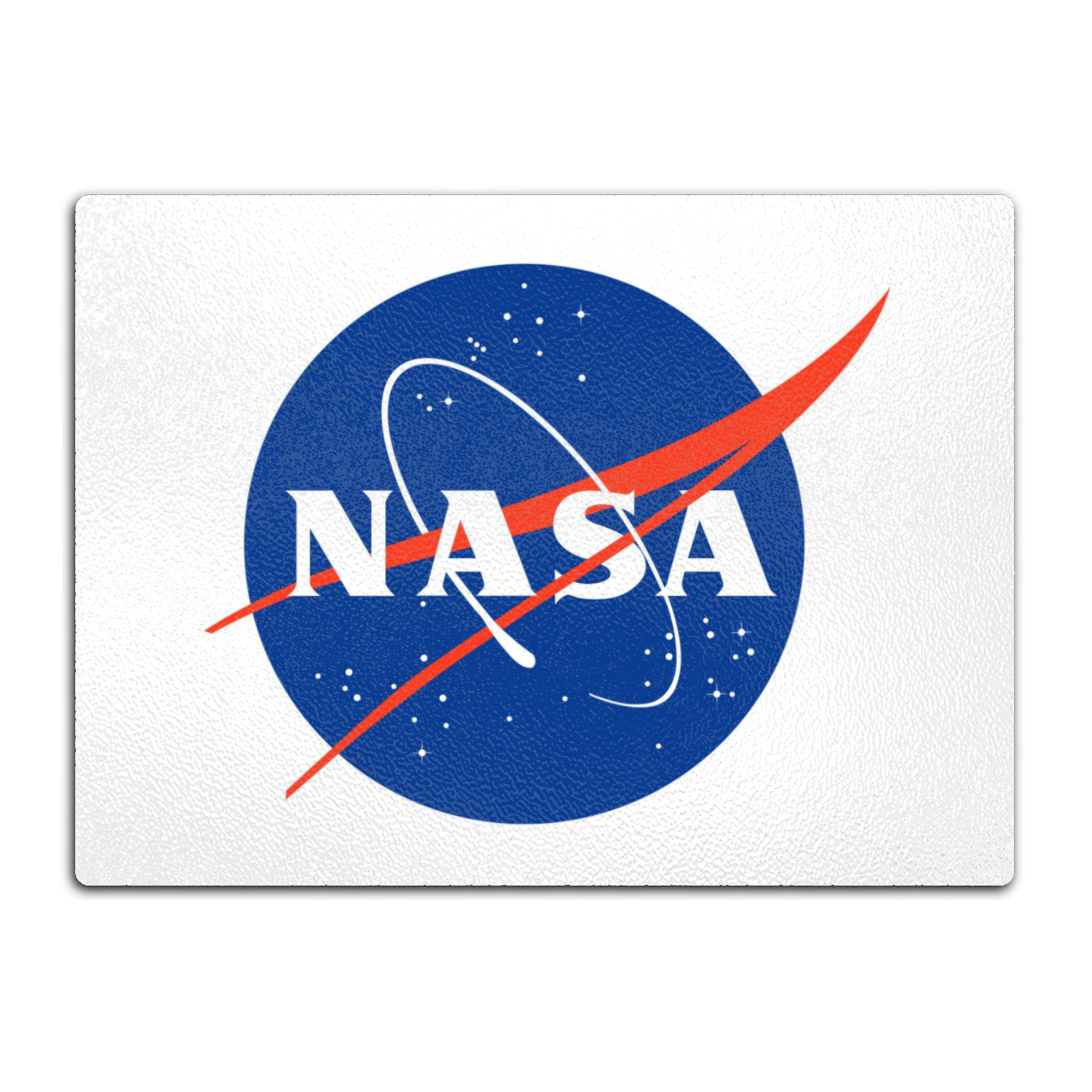 NASA Circle Logo Glass Cutting Board