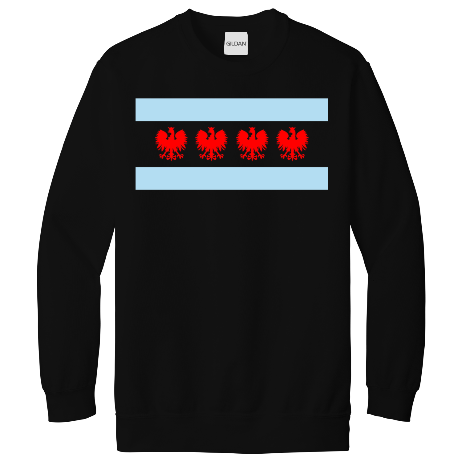 Chicago Flag Four Eagle Sweatshirt