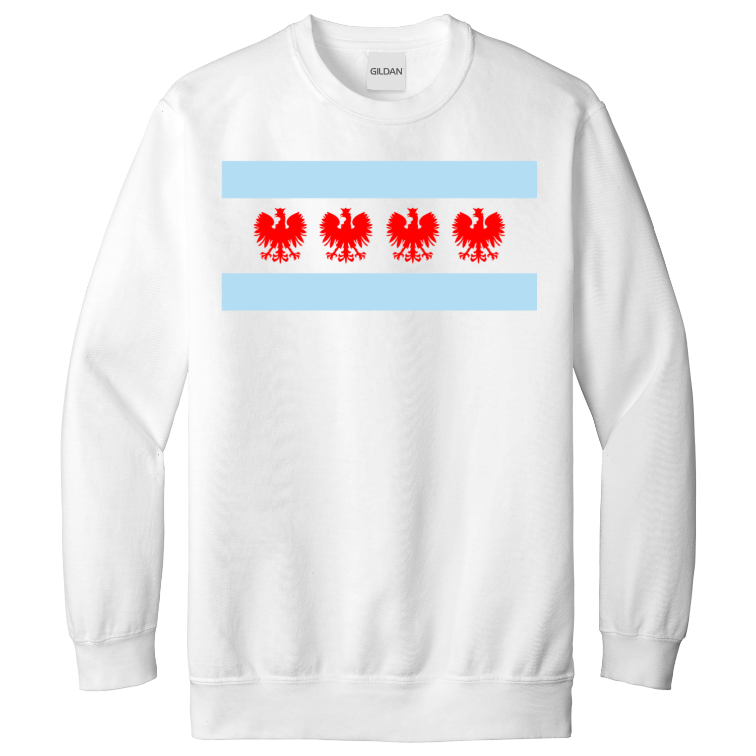 Chicago Flag Four Eagle Sweatshirt