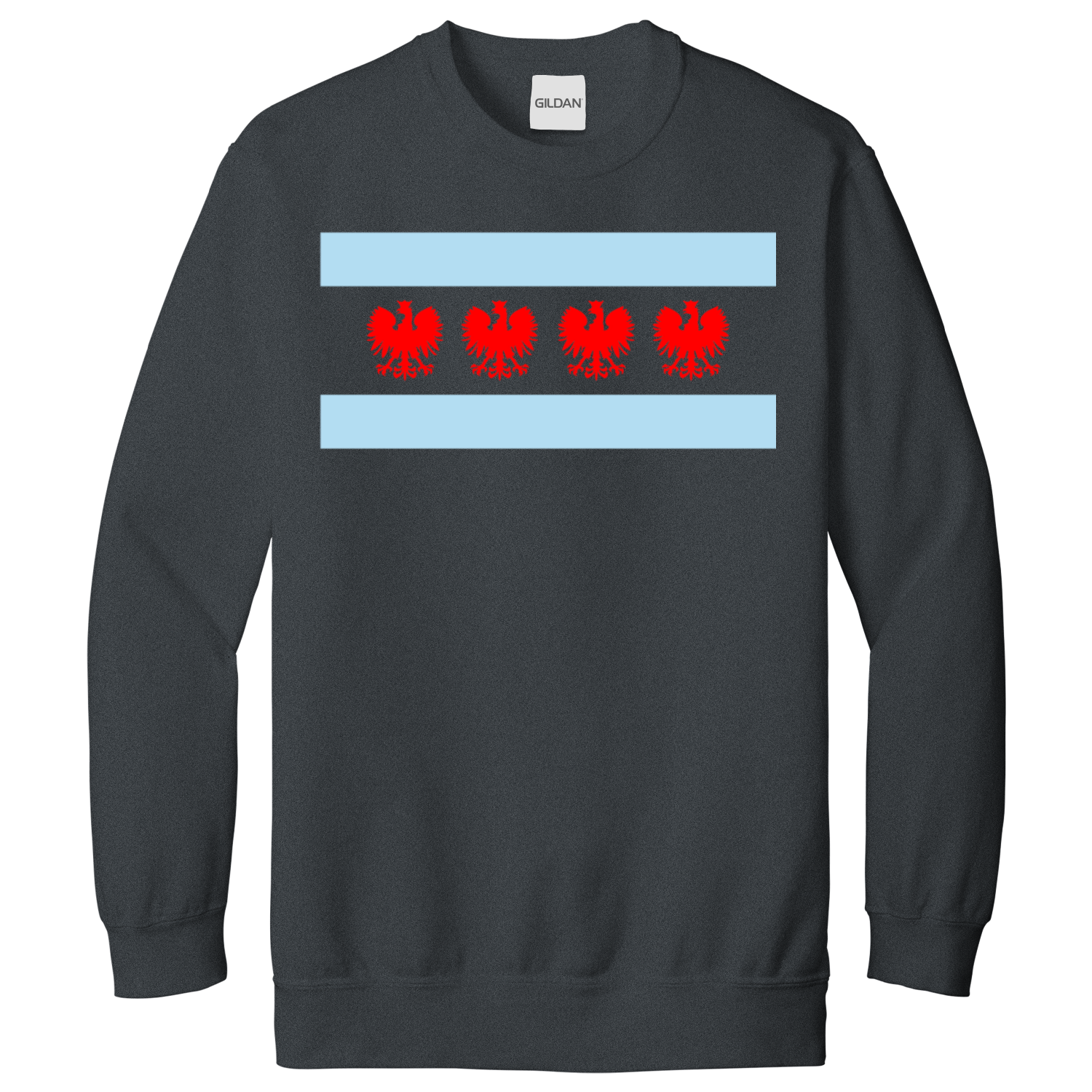 Chicago Flag Four Eagle Sweatshirt