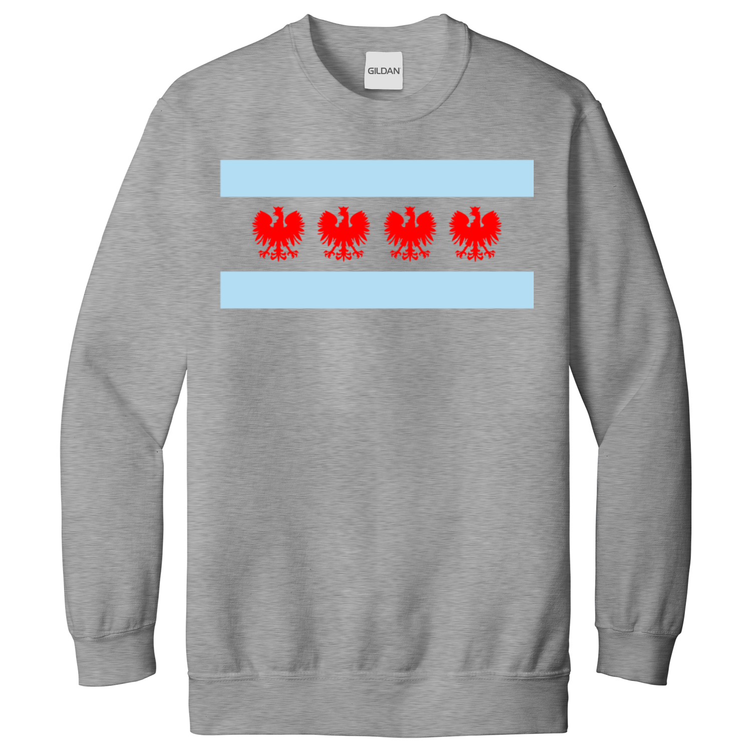 Chicago Flag Four Eagle Sweatshirt