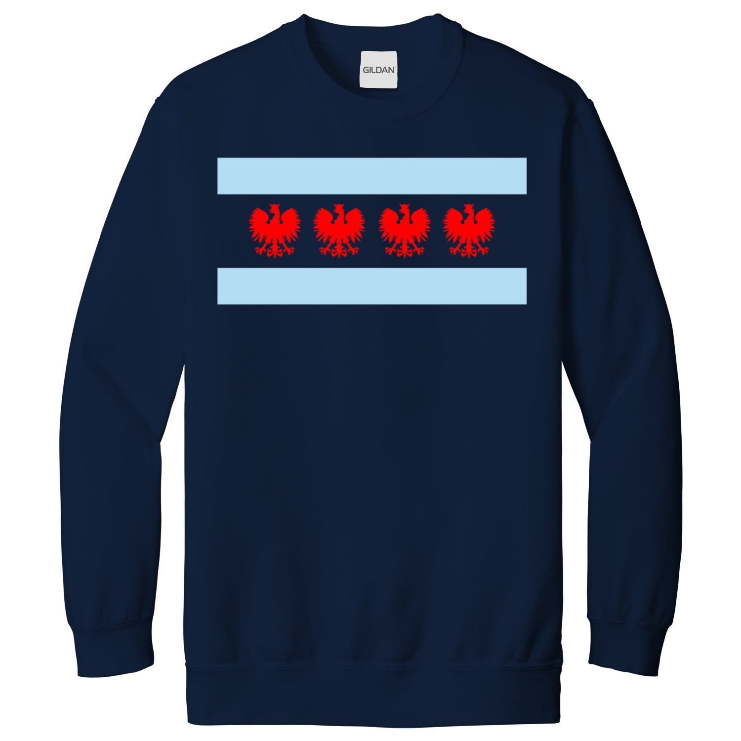 Chicago Flag Four Eagle Sweatshirt