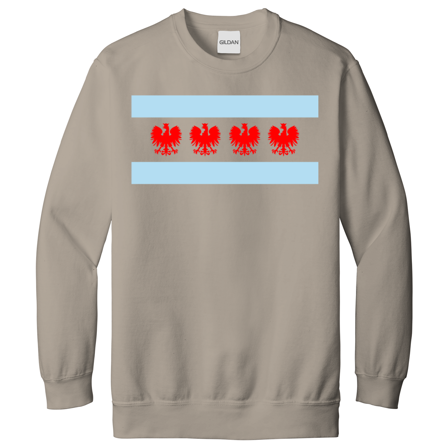 Chicago Flag Four Eagle Sweatshirt