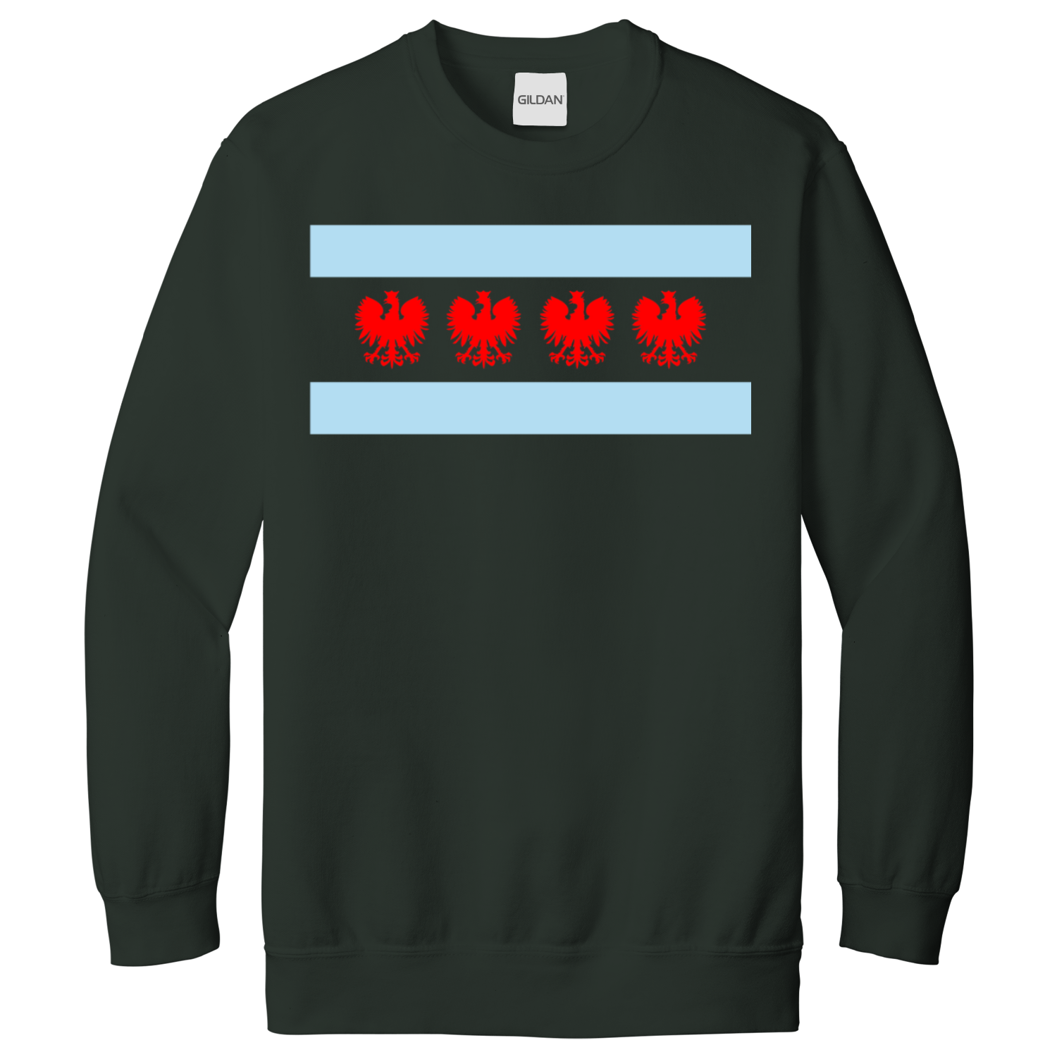 Chicago Flag Four Eagle Sweatshirt