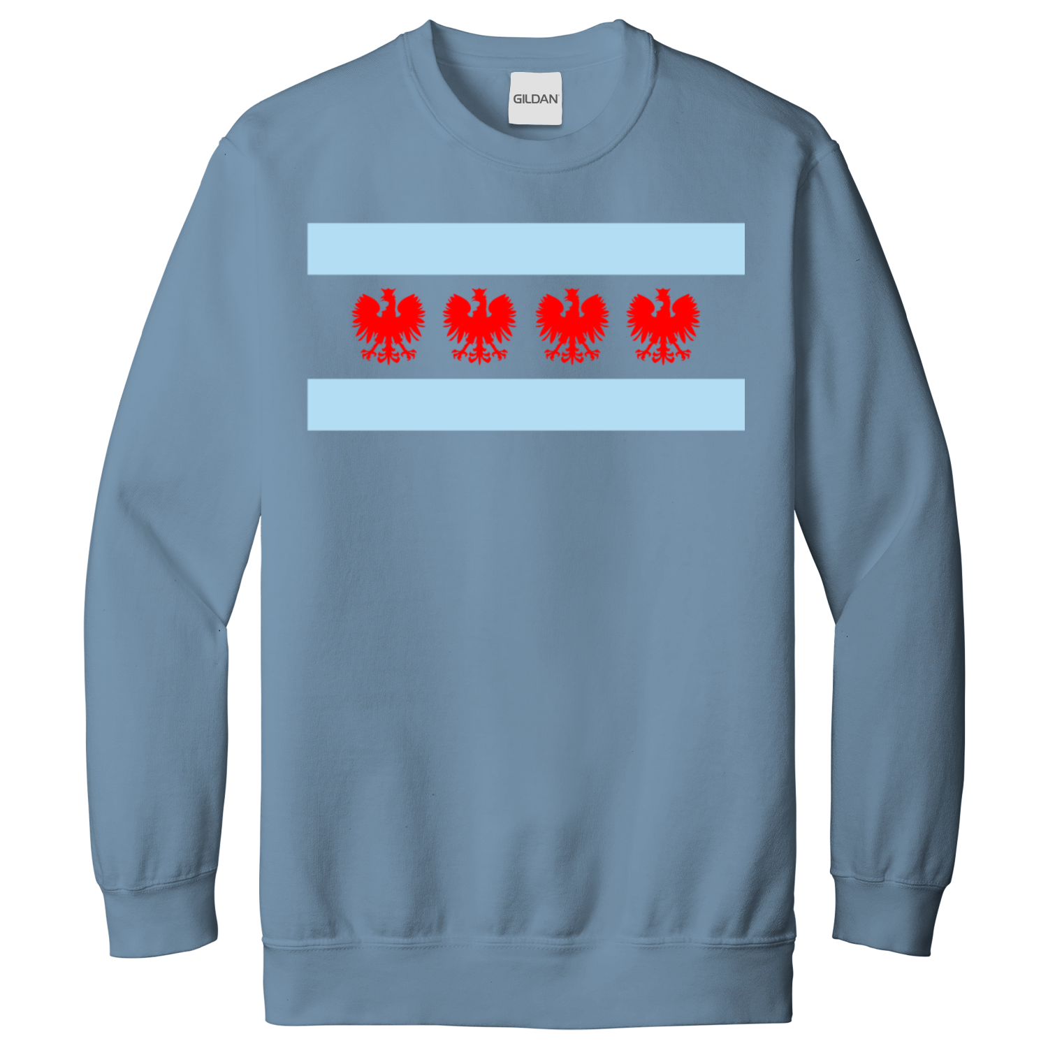Chicago Flag Four Eagle Sweatshirt