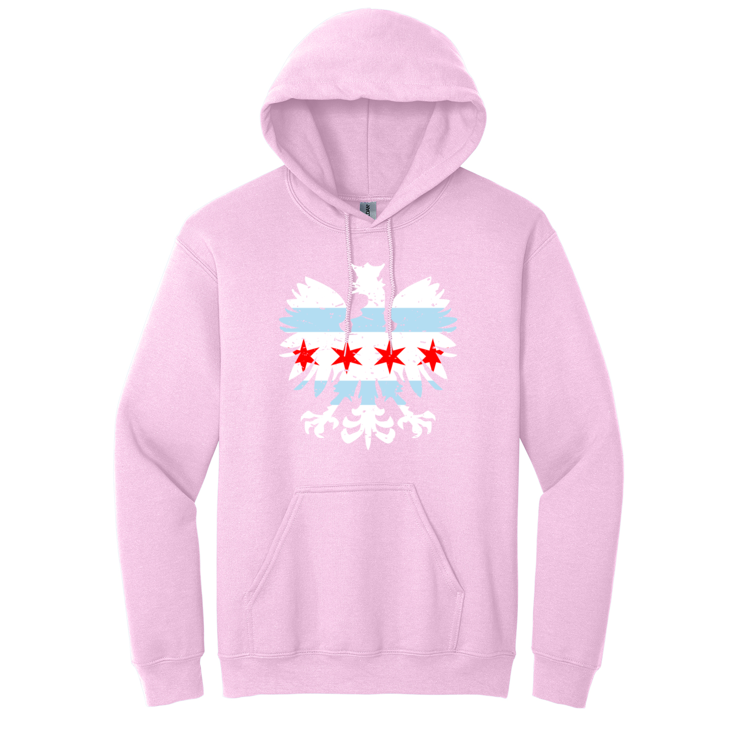 Chicago Flag Eagle Hoodie
