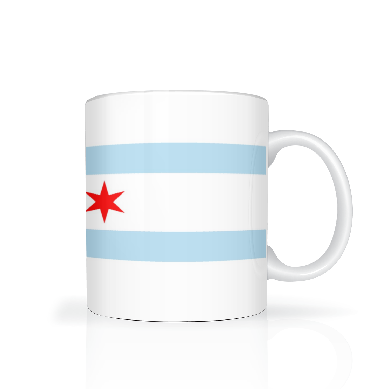 Chicago Flag 2 Tone 11oz Mug