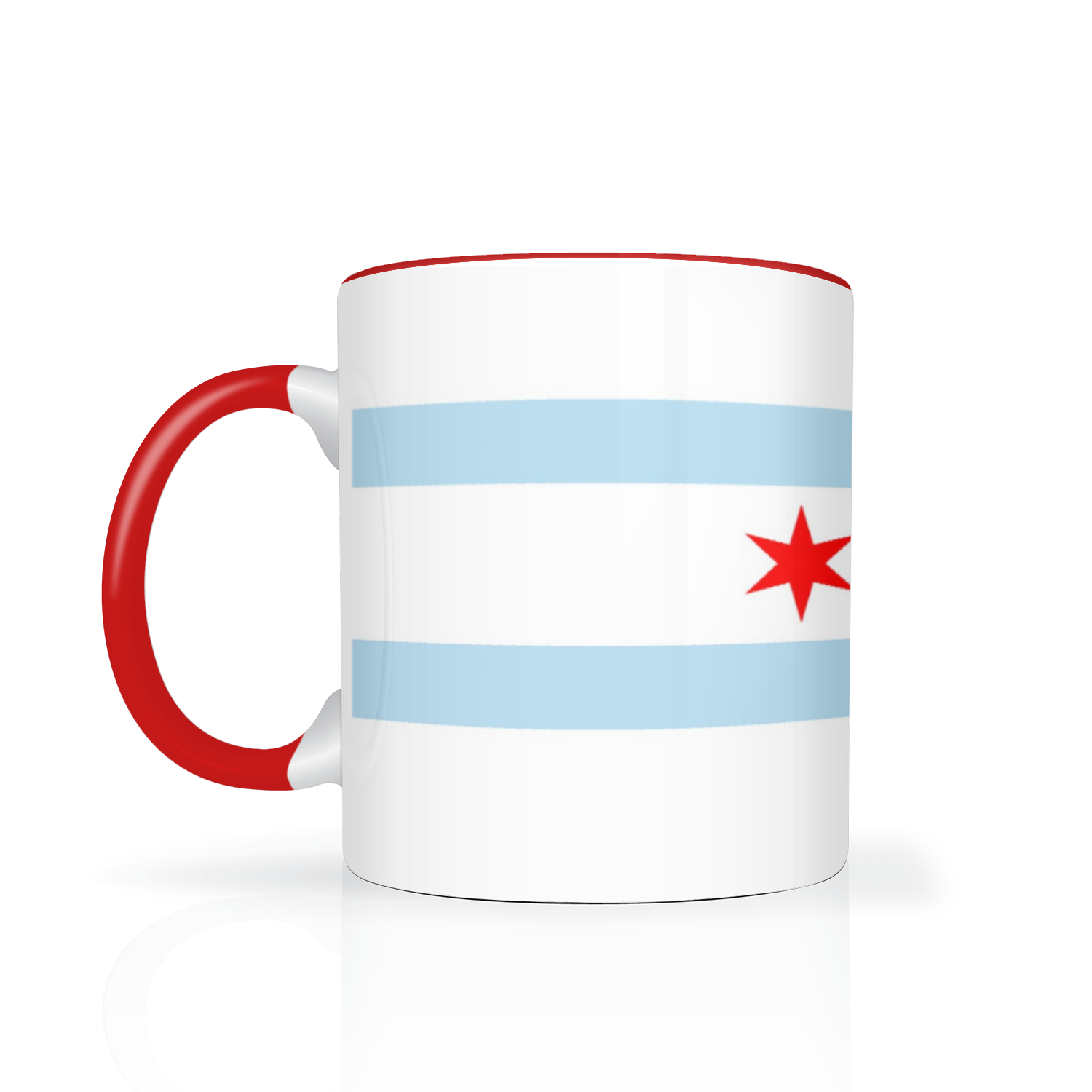 Chicago Flag 2 Tone 11oz Mug