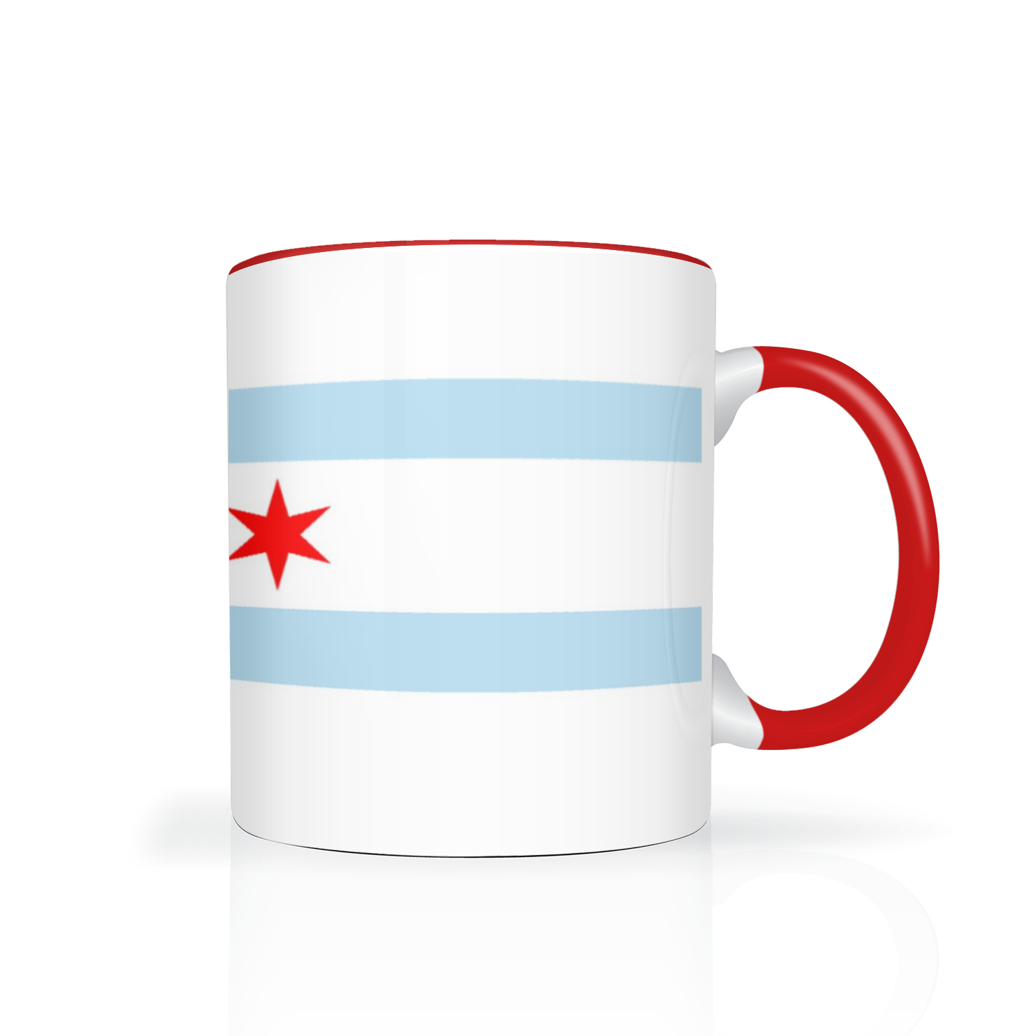Chicago Flag 2 Tone 11oz Mug