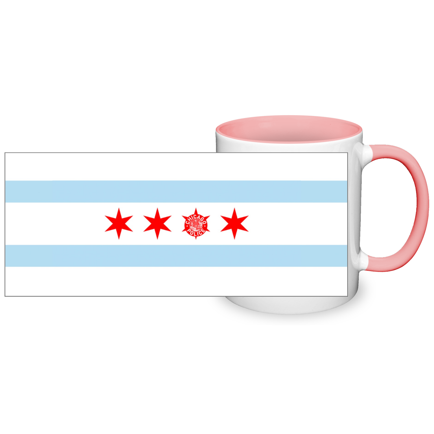 Chicago PD Flag 2 Tone 11oz Mug