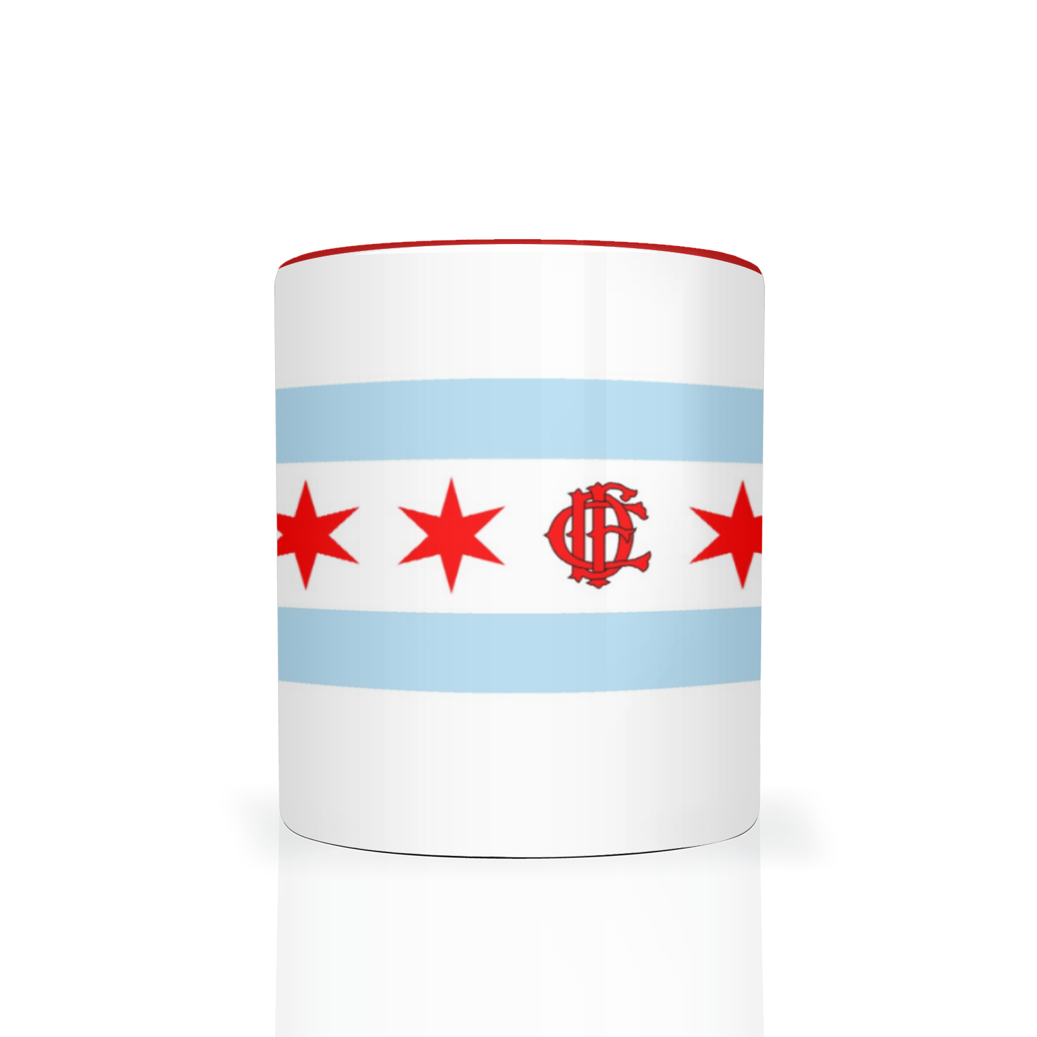 Chicago FD/EMT Flag 2 Tone 11oz Mug