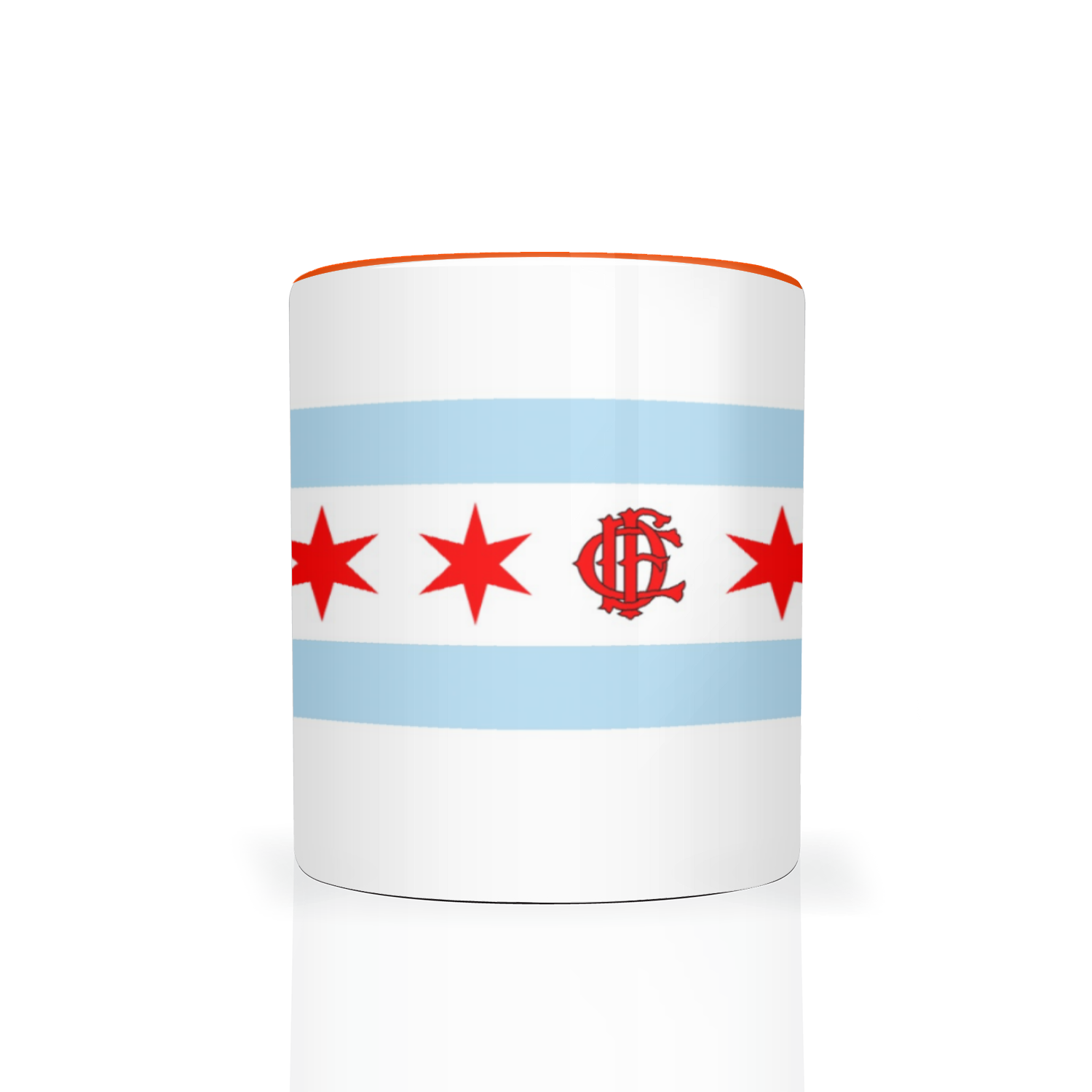 Chicago FD/EMT Flag 2 Tone 11oz Mug